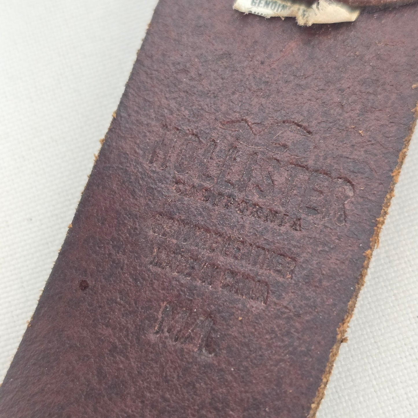 Hollister Brown Leather Belt Size M/L