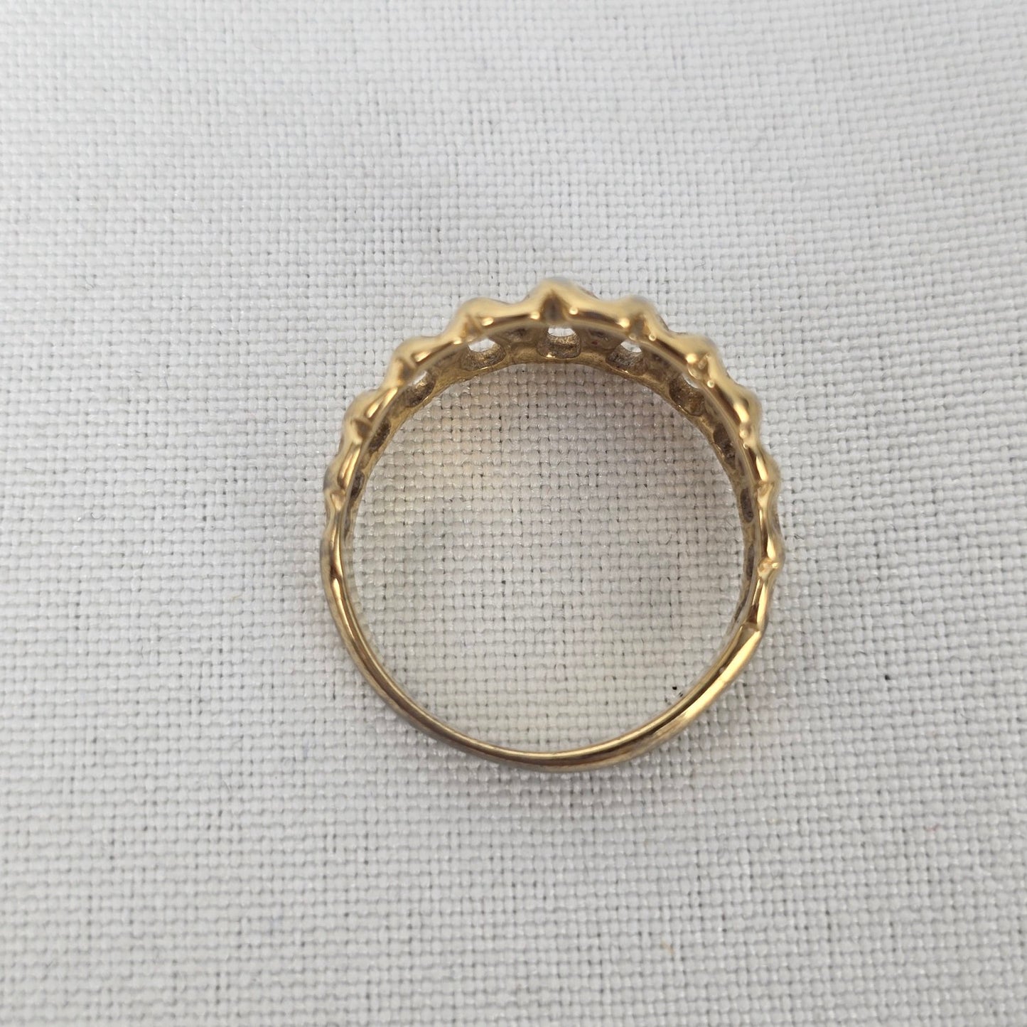 Vintage Gold Tone Ring 8.5