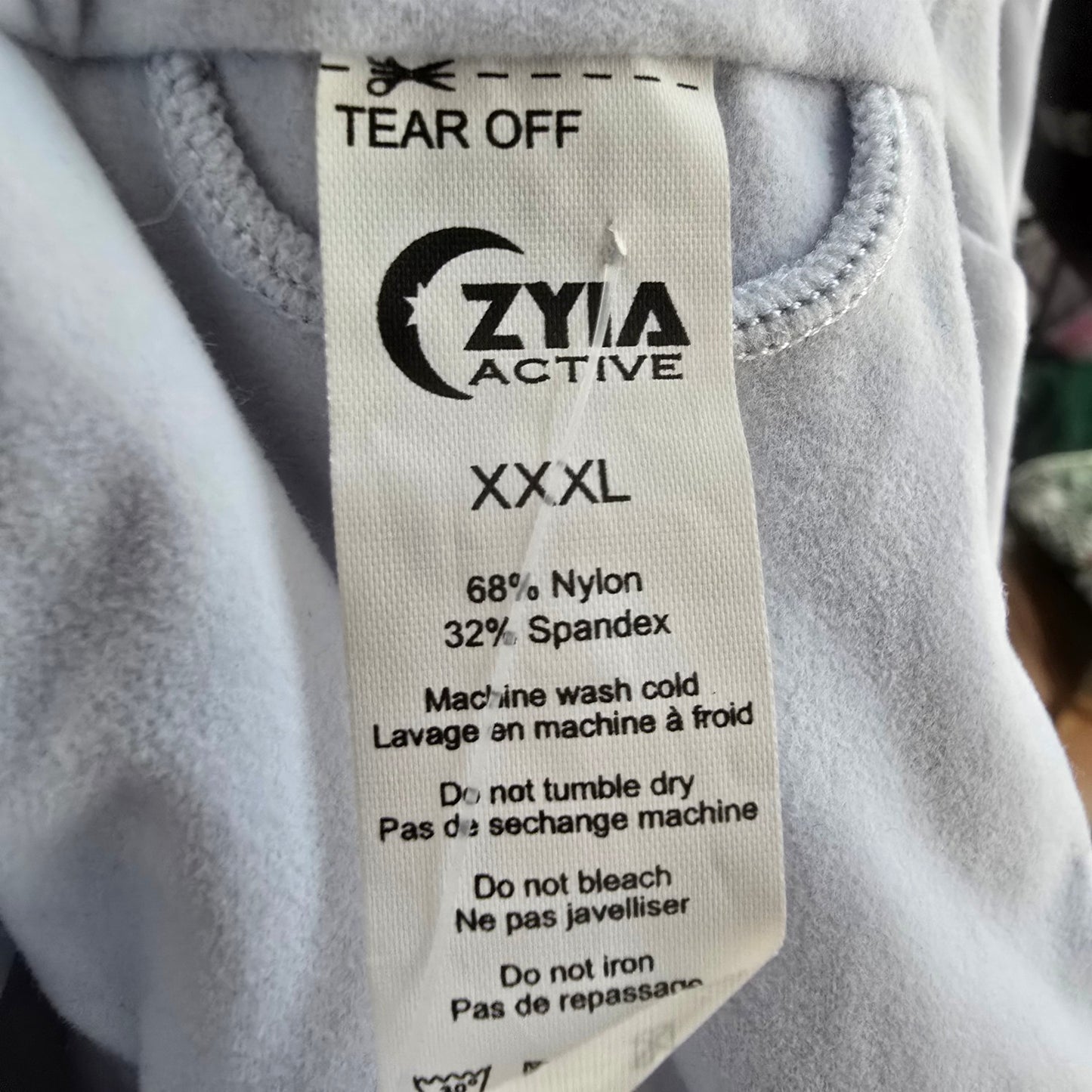 Zyia Active Light Blue Sleevless Jumpsuit Size XXXL