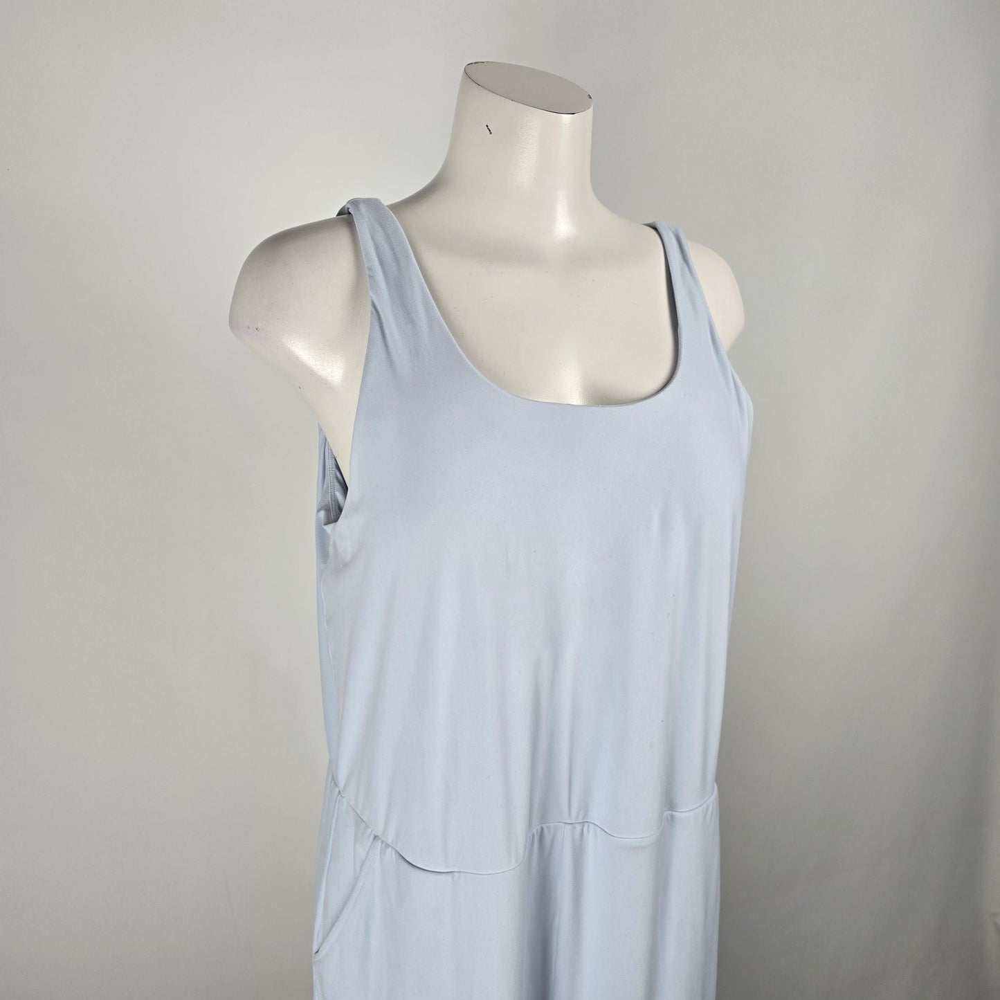 Zyia Active Light Blue Sleevless Jumpsuit Size XXXL