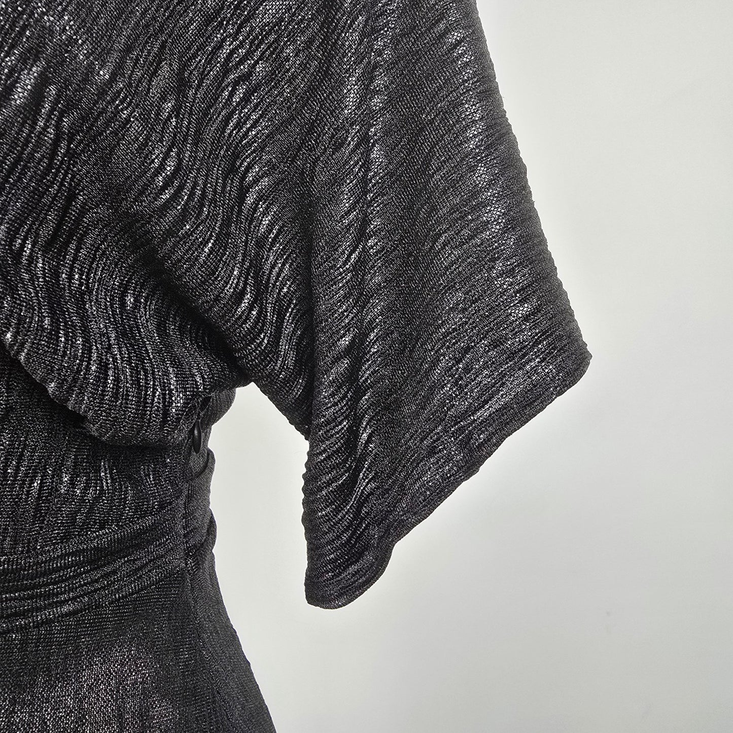 ASTR The Label Black V Neck Midi Dress Size S