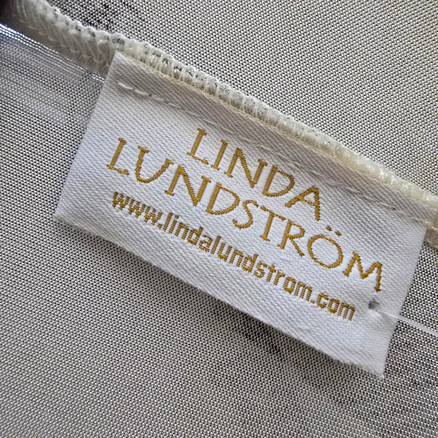 Linda Lundstrom Yellow & Black Deep V Midi Dress Size S
