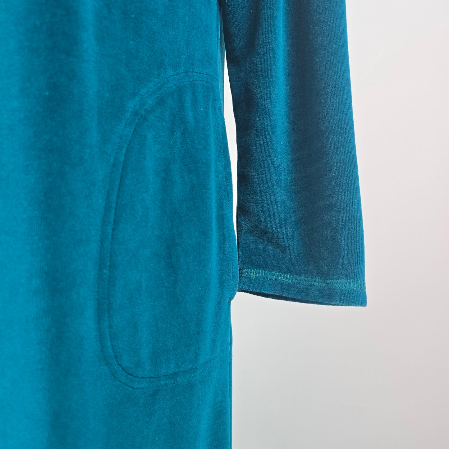 Vintage Mr Robert Green Velvet Maxi Dress Size M/L