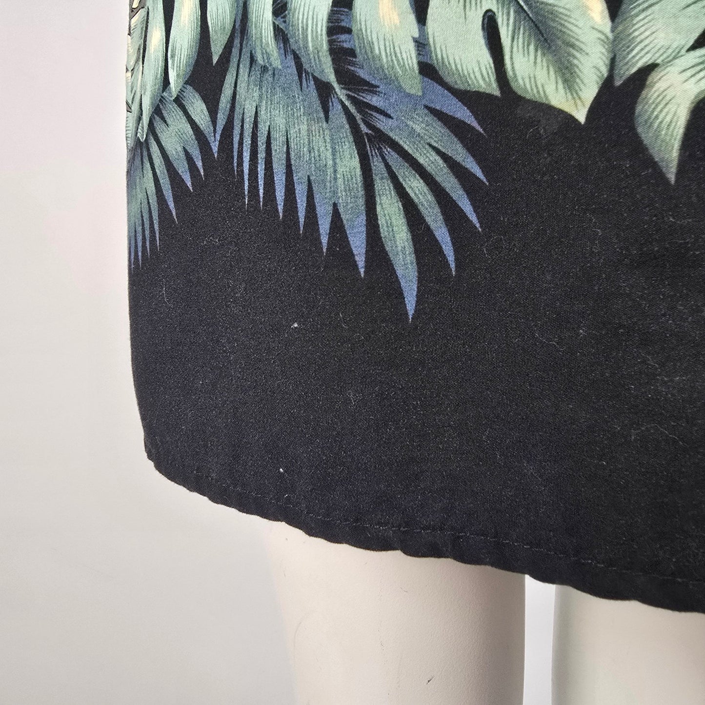 Vintage Royal Creations Cotton Hawaiian Halter Dress Size S/M
