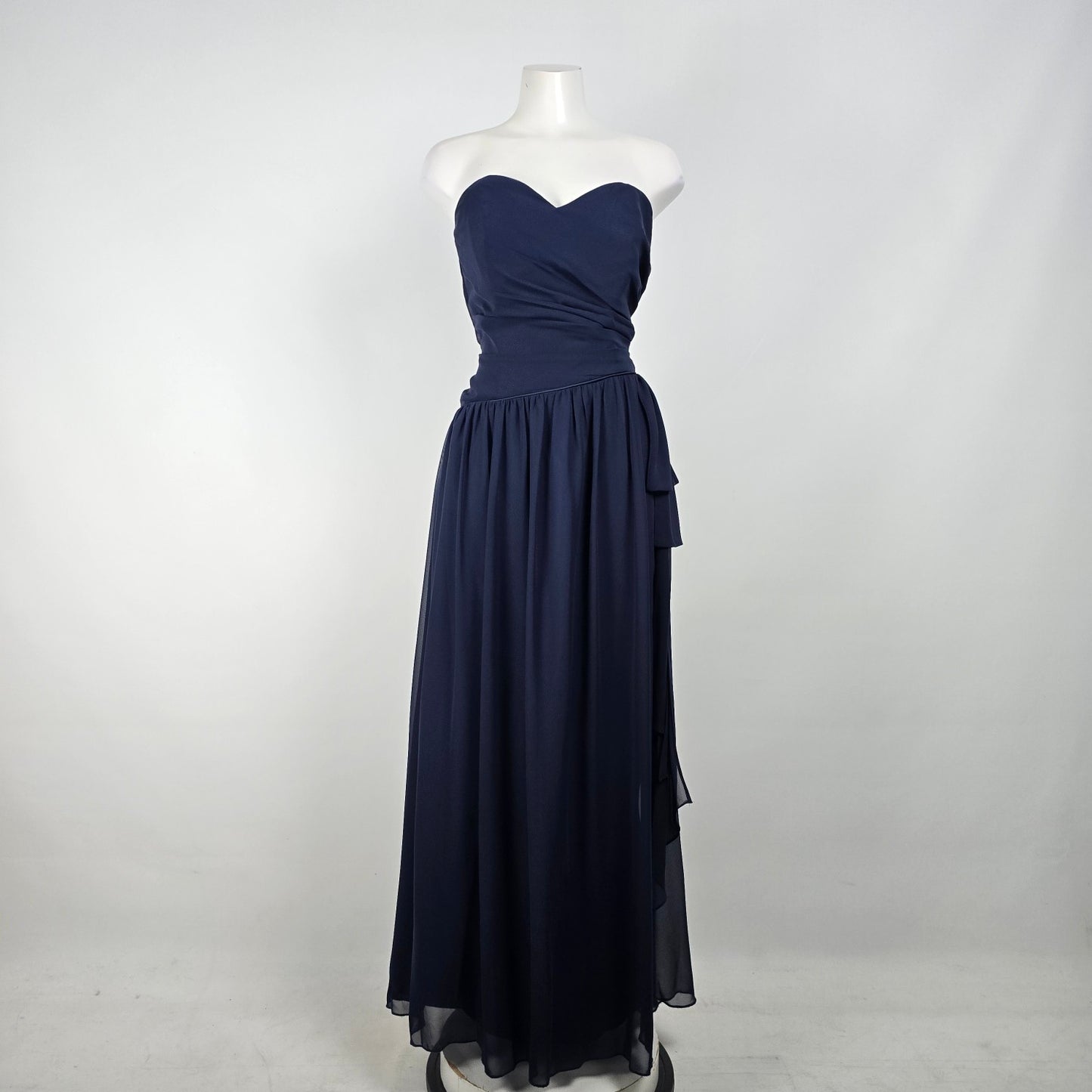 Alfred Angelo Blue Chiffon Event Dress Size M/L
