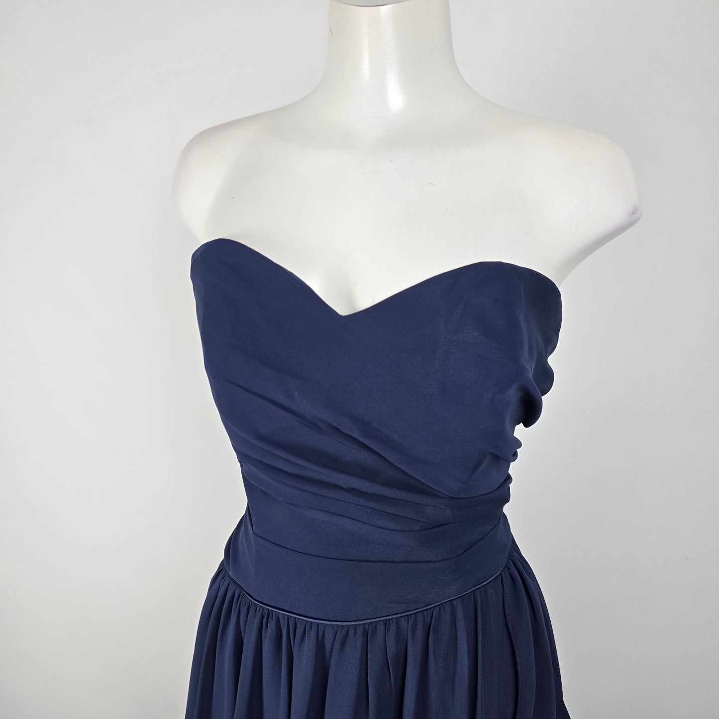 Alfred Angelo Blue Chiffon Event Dress Size M/L