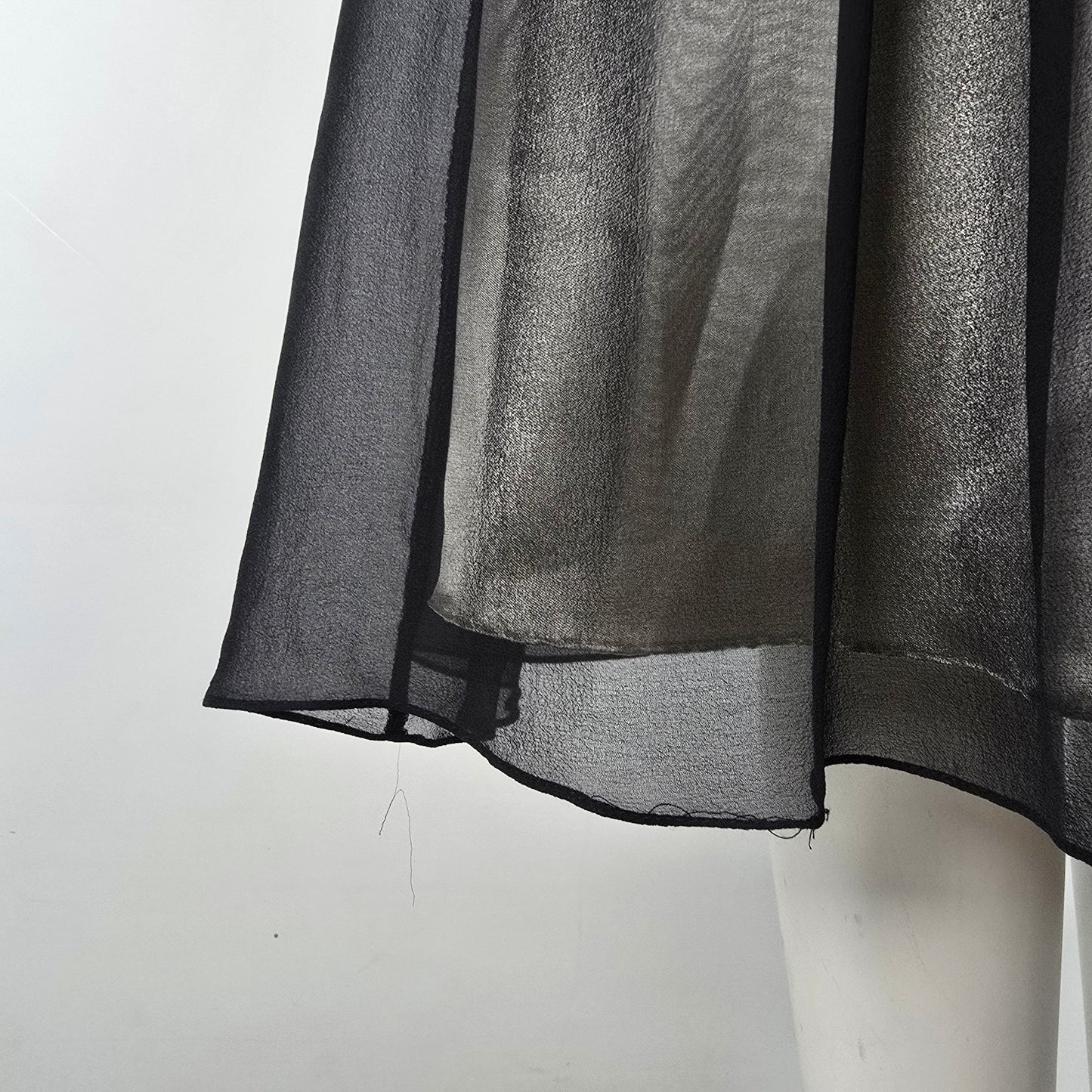 Monsoon Black Silk Midi Dress Size M