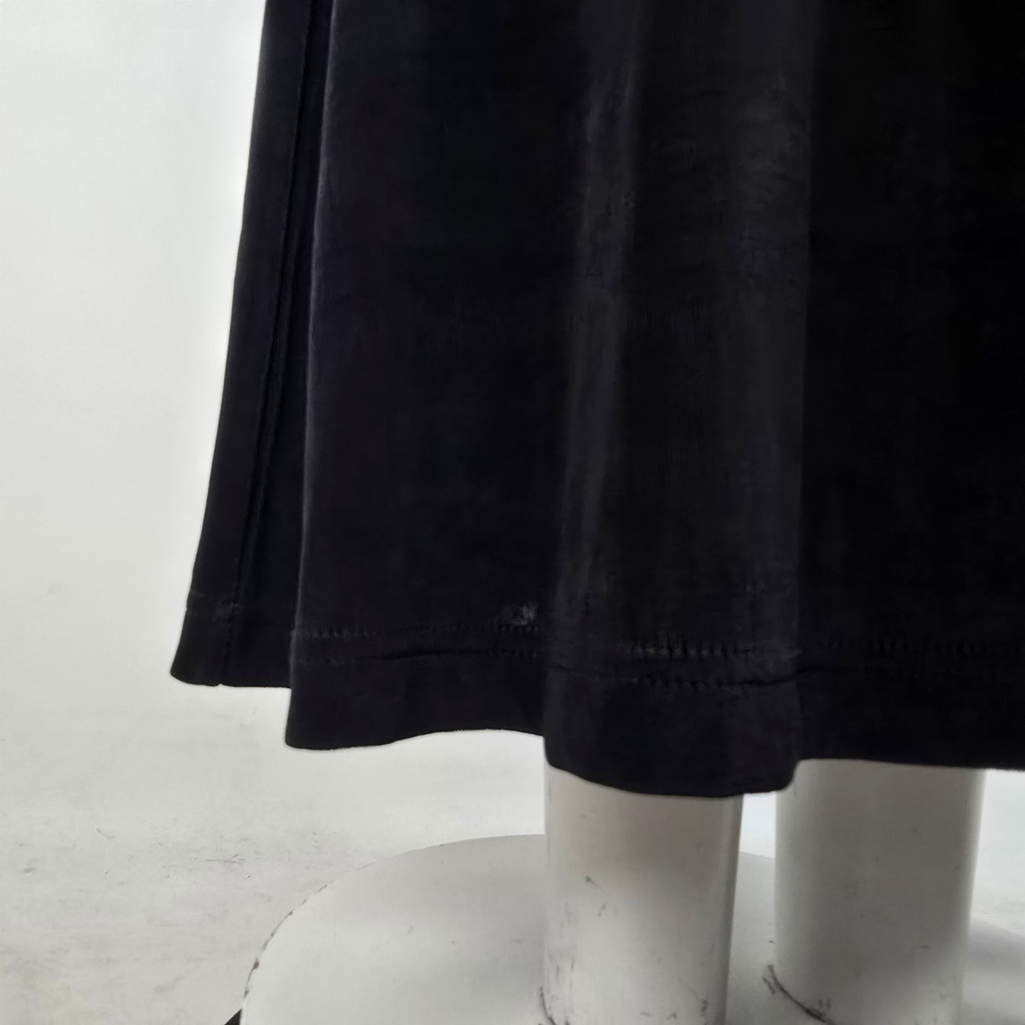 Vintage Primavera Black Slinky Jersey Dress Size L/XL