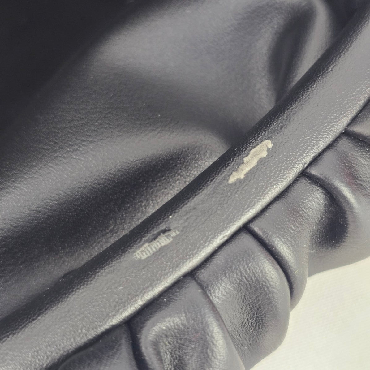 Understated Leather Black Clutch Purse