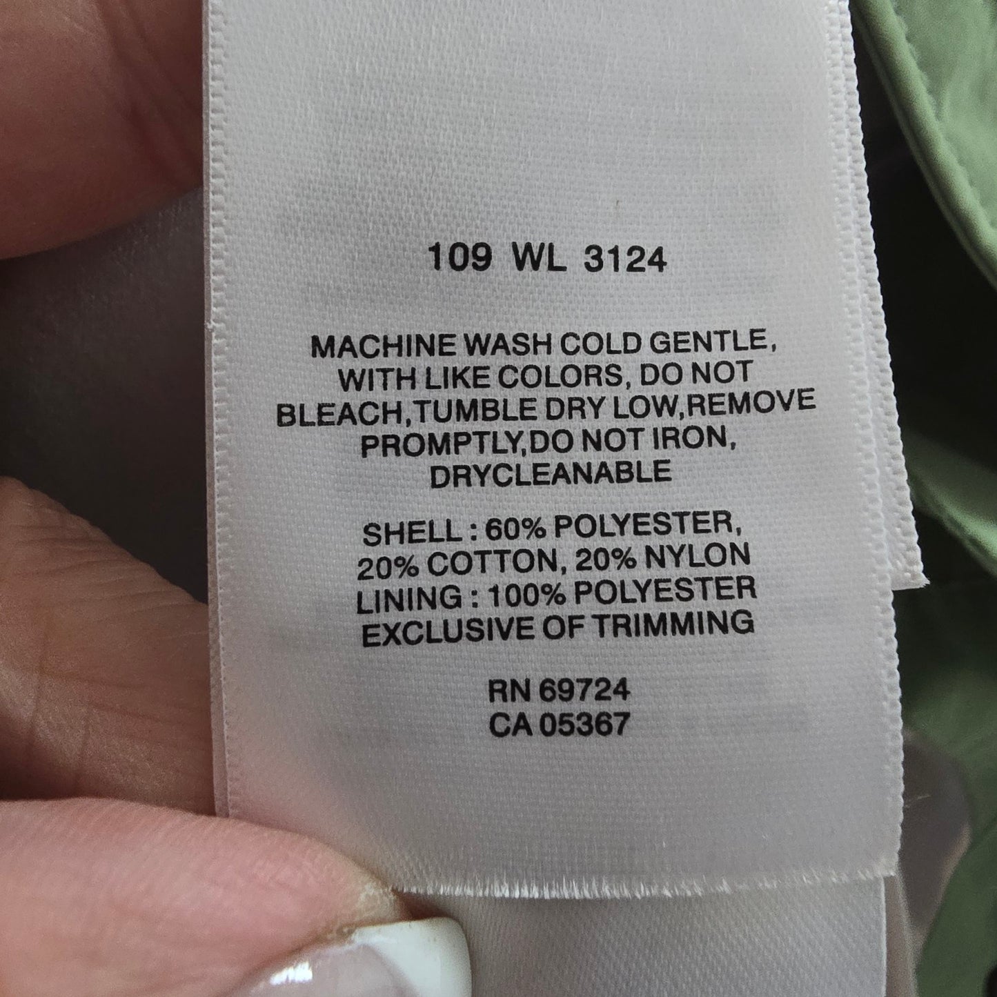 COLUMBIA Light Weight Green Zip Up Snap Front Jacket Coat Size L