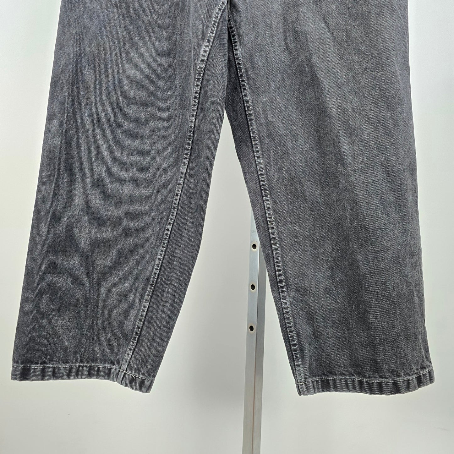 Big Boy Polar Skate Black High Rise Wide Leg Denim Jeans Size L