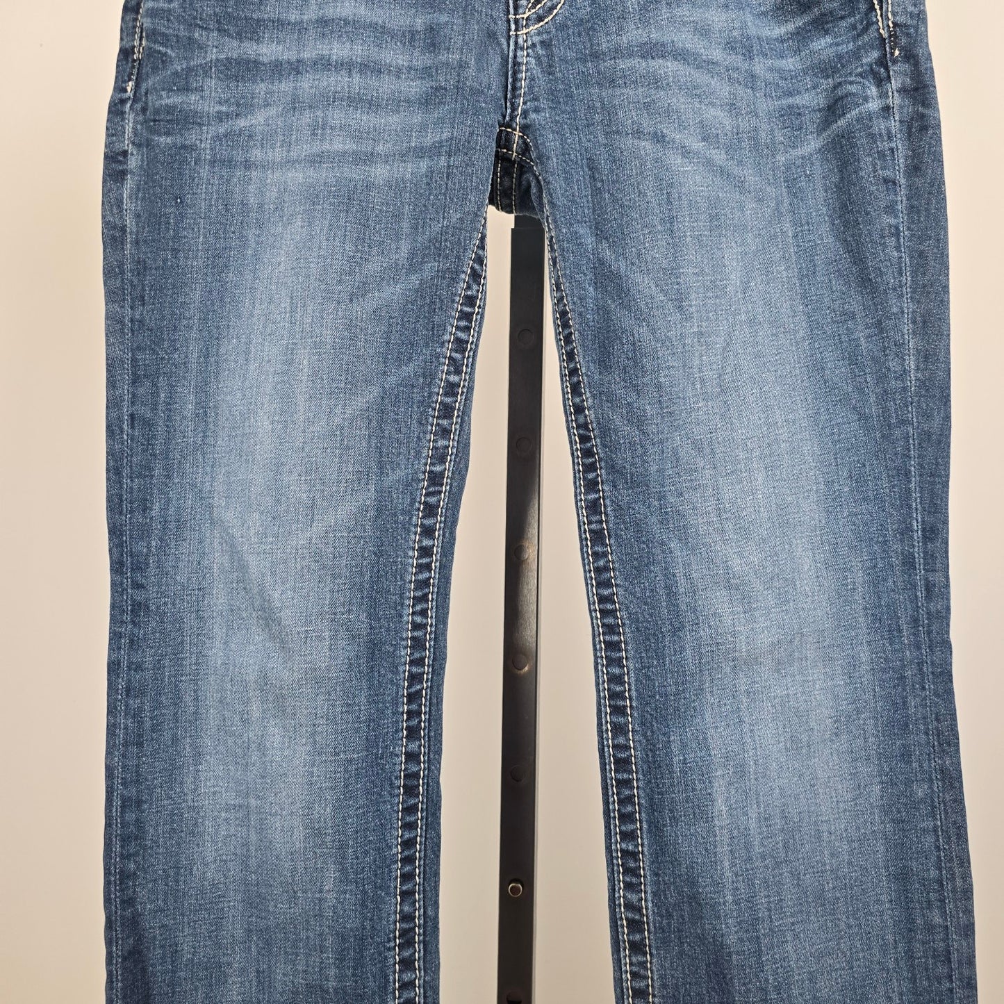 Miss Me Straight Leg Studded Pocket Denim Jeans Size 31
