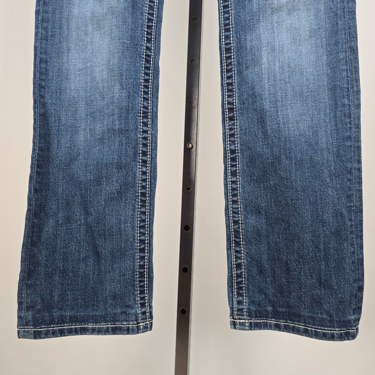 Miss Me Straight Leg Studded Pocket Denim Jeans Size 31