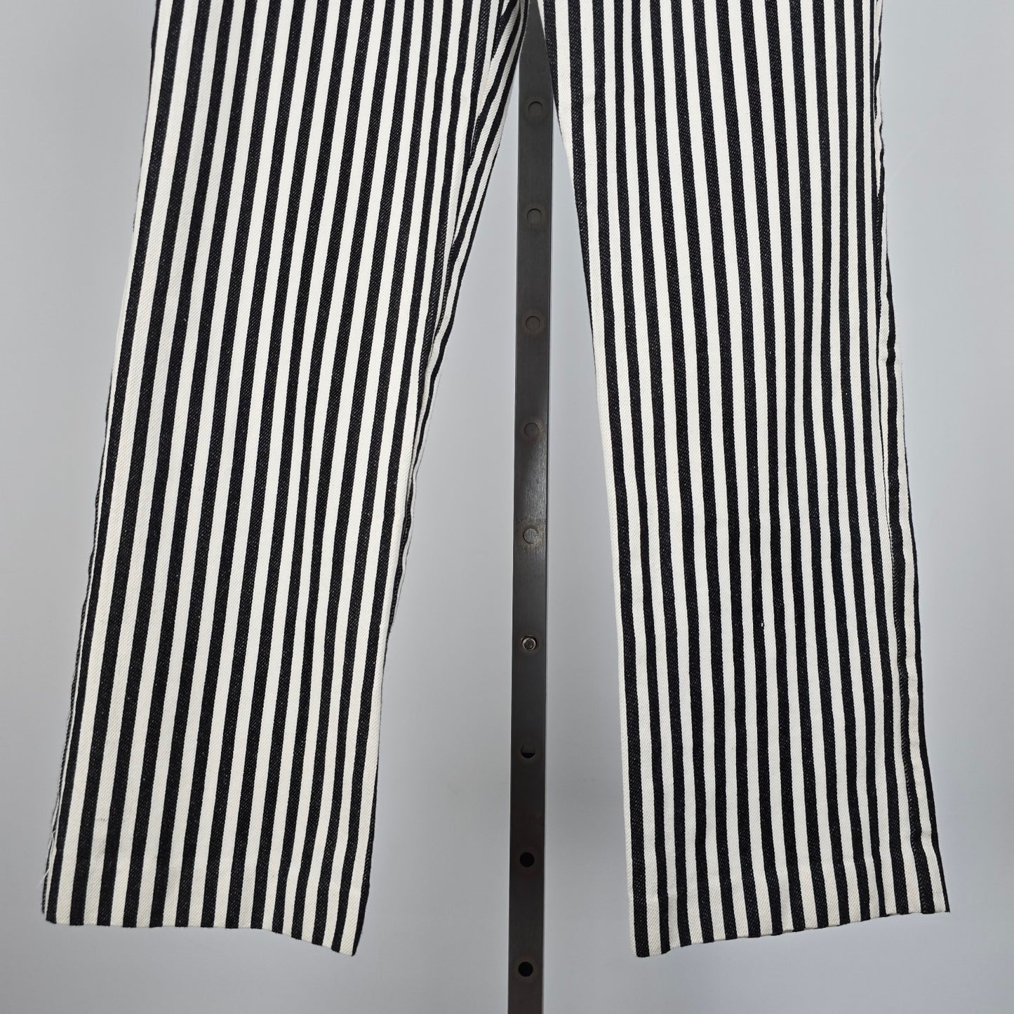 Charlotte Ronson Black & White Stripped Cotton Pants Size 6