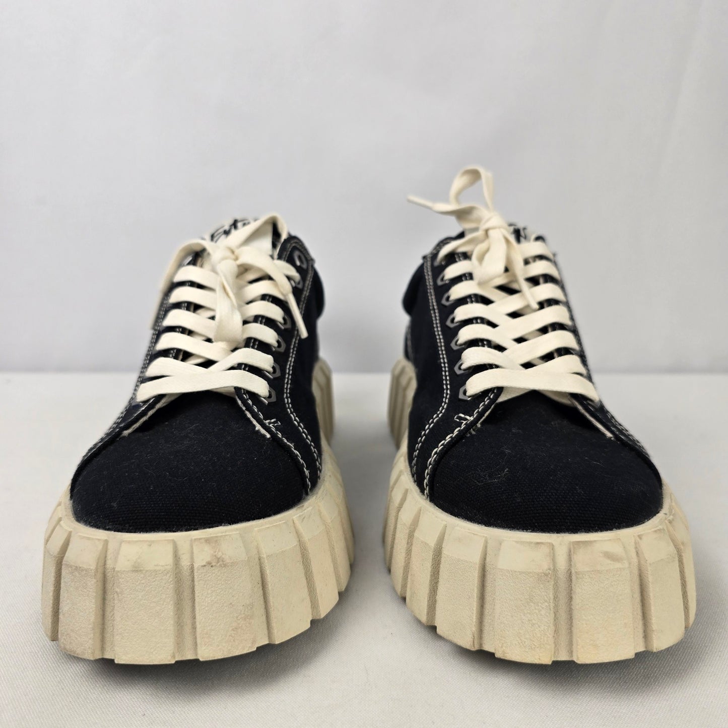 EYTYS Odessa Black & Purple Lace Up Sneakers Size 10.5