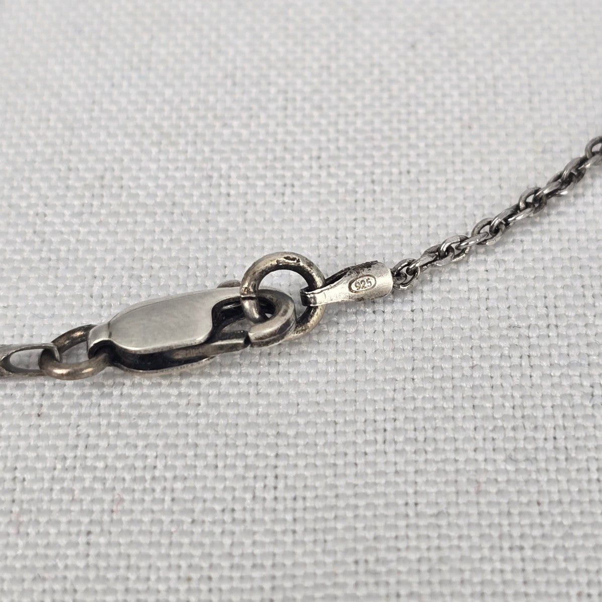 925 Sterling Silver Rhinestone Pendant Delicate Necklace