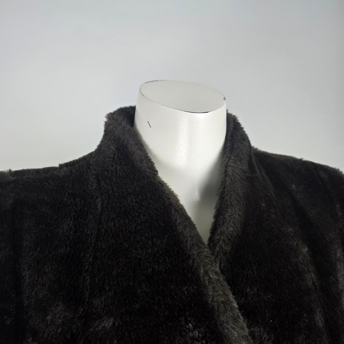 Vintage Brown Faux Fur Jacket Size M/L