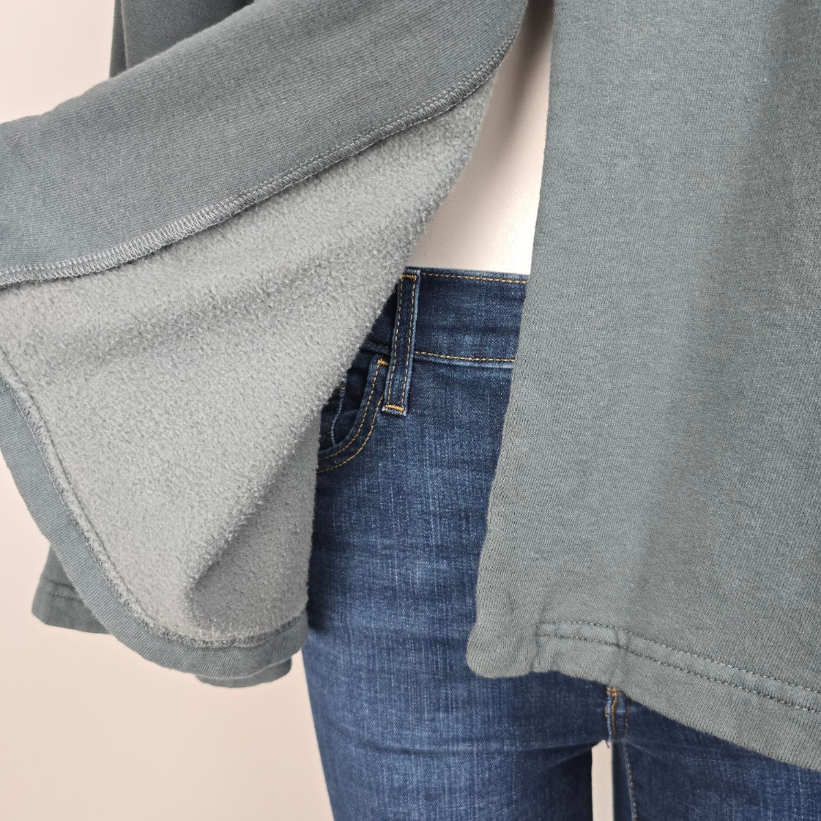 Bryn Walker Grey Flare Sleeve Jacket Size S/M