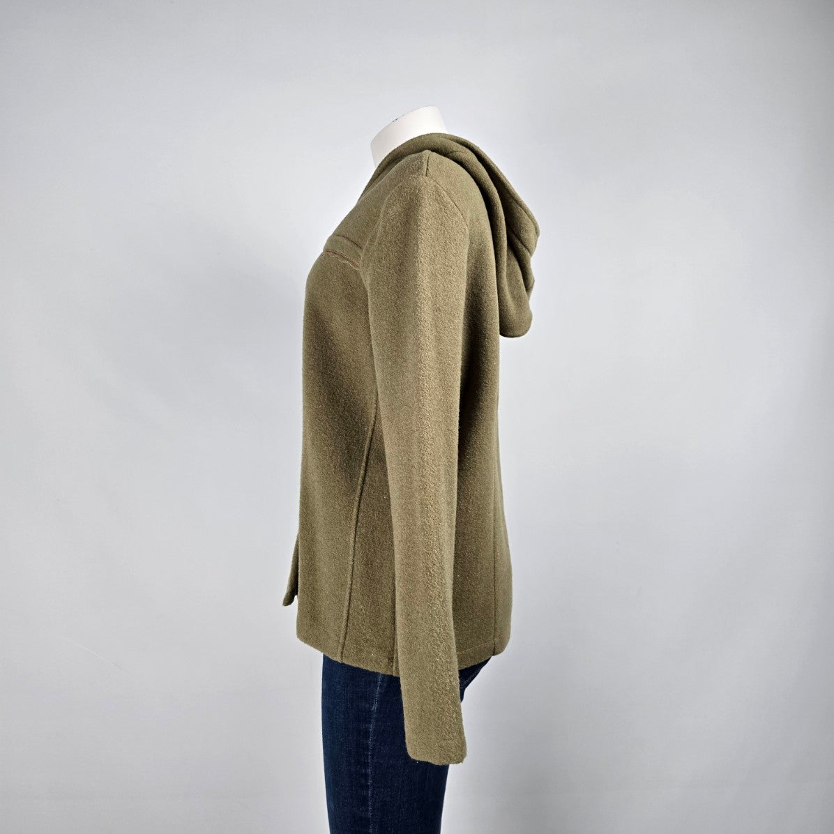 Finlha Sport Wool Button Up Jacket Size M