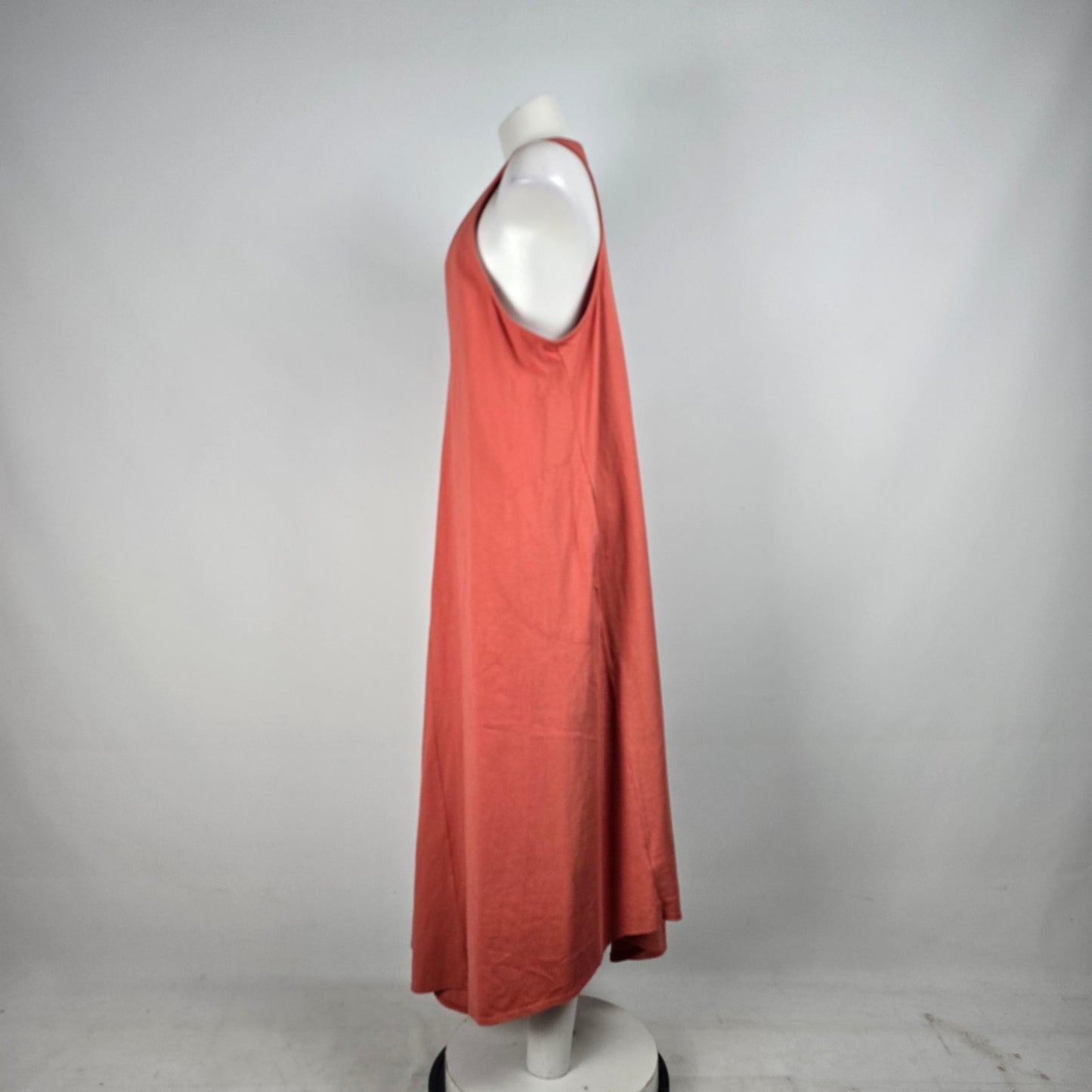 Free People Beach Luisa Orange Cotton Maxi Dress Size L