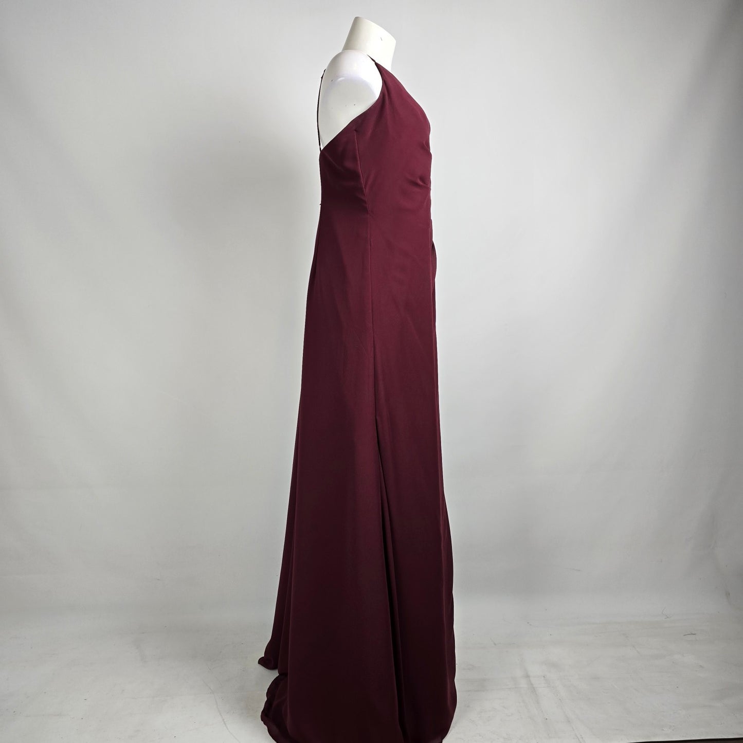 Mori Lee Bordeaux Bridesmaid Dress Size 14 Style 13103