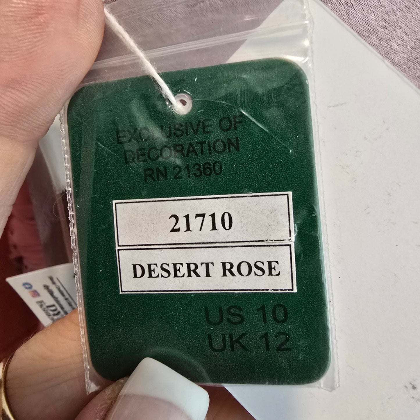Mori Lee Desert Rose Bridesmaid Gown Size 10
