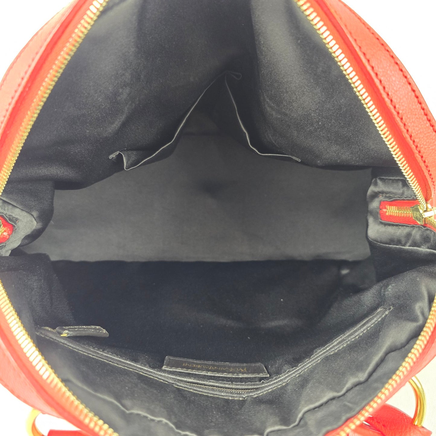 Yves Saint Laurent Muse Red Leather Purse Bag