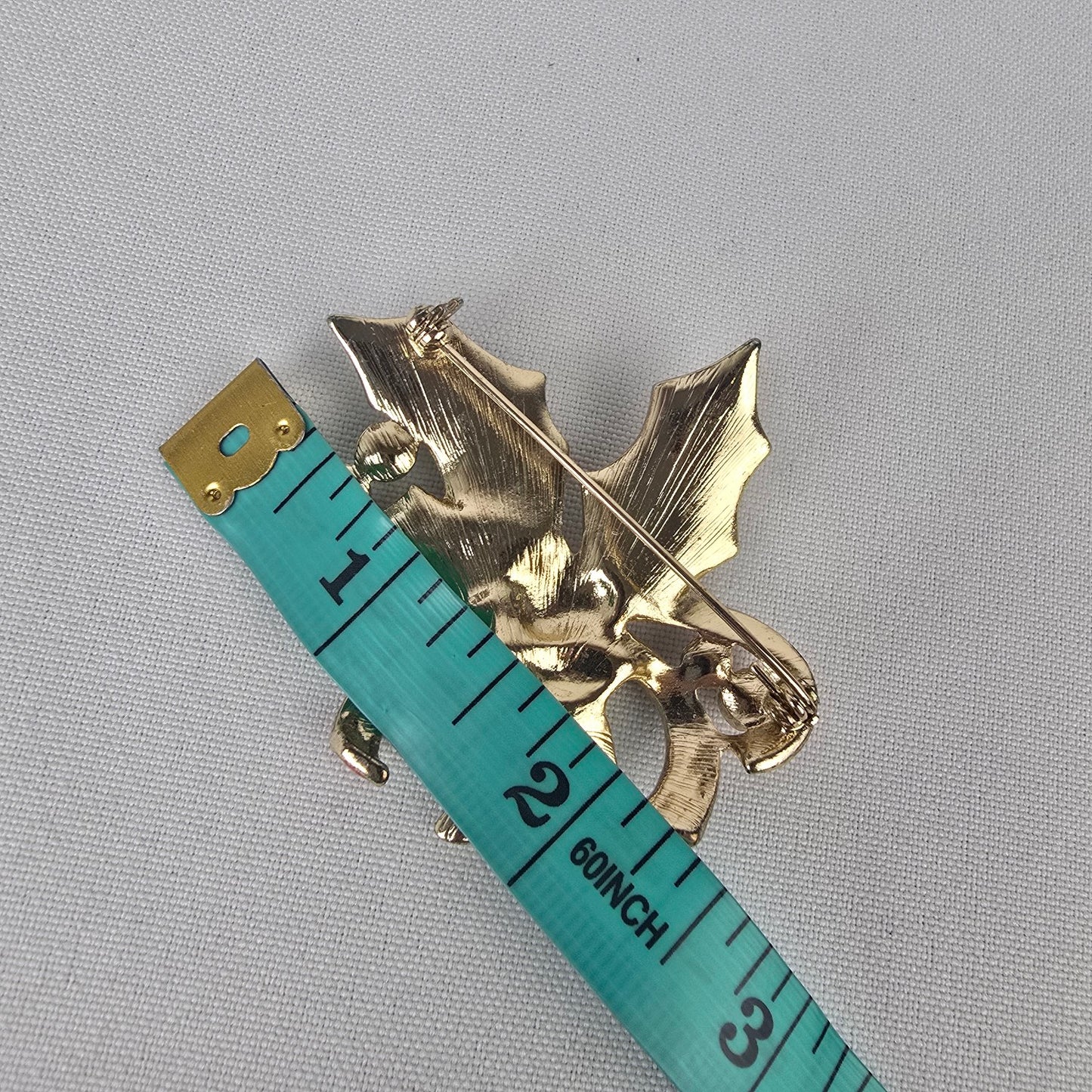 Vintage Christmas Mistletoe Brooch