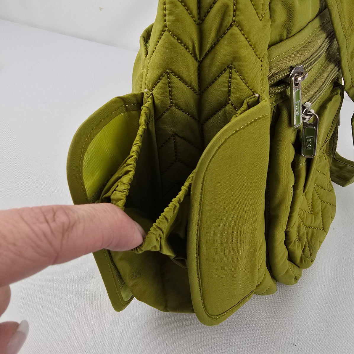 Lug Green Crossbody Purse