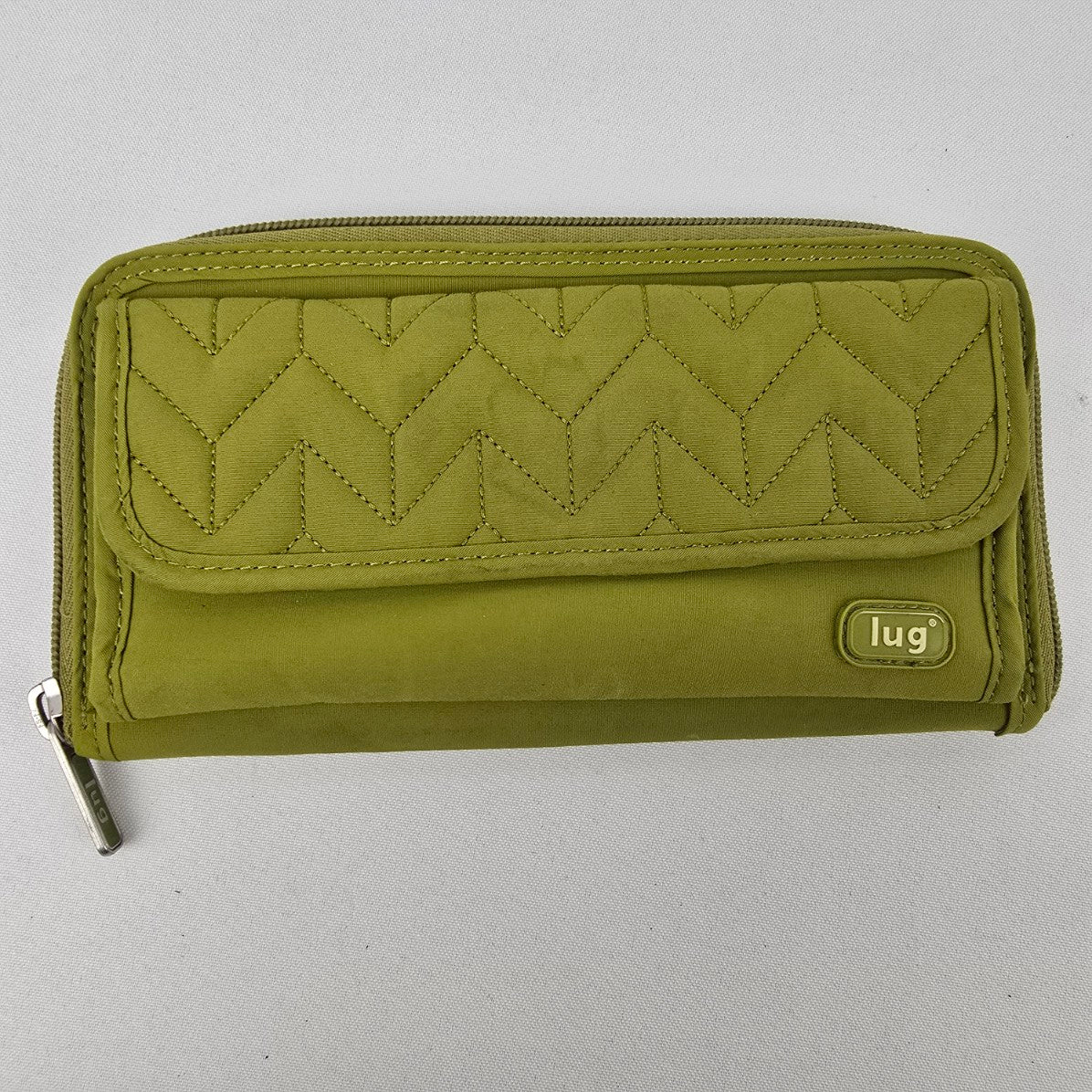 Lug Green Quilted Wallet