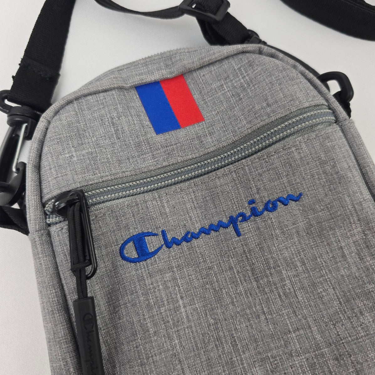Champion Grey Nylon Crossbody Purse