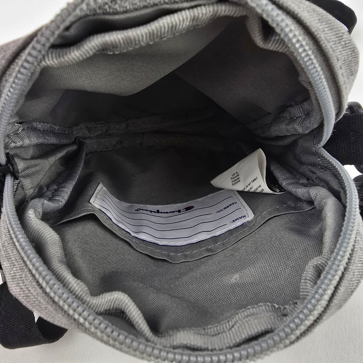 Champion Grey Nylon Crossbody Purse