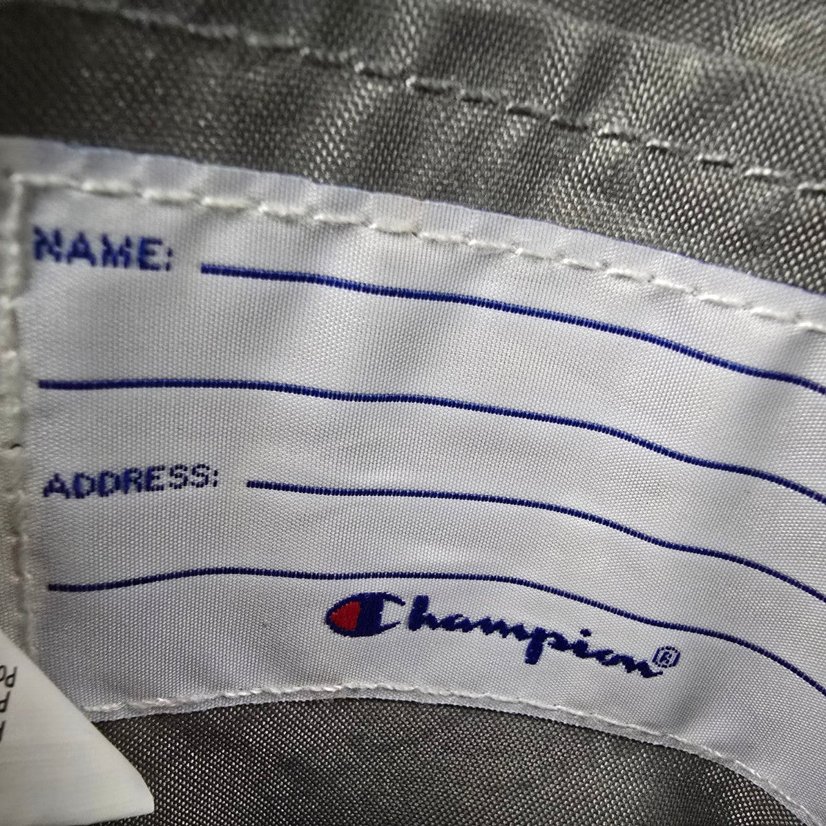 Champion Grey Nylon Crossbody Purse