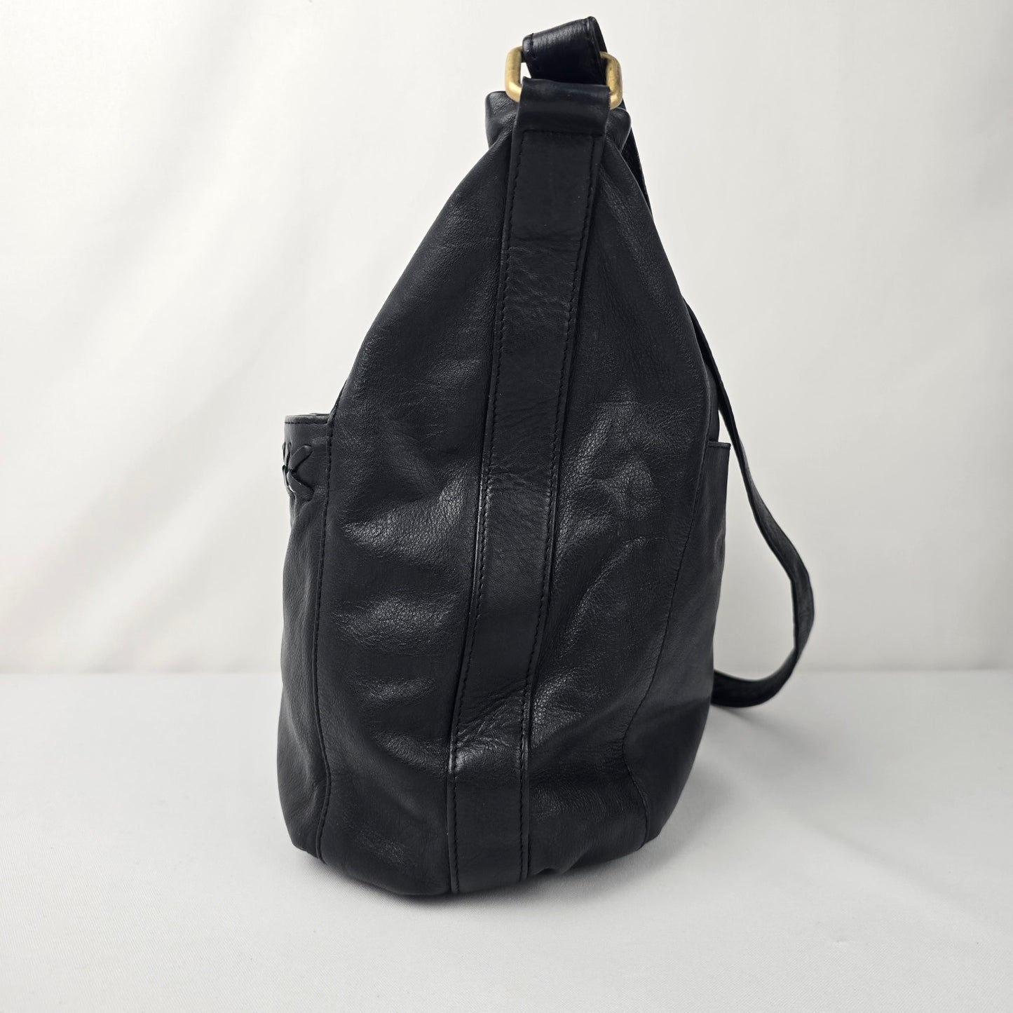 Great American Leatherworks Black Shoulder Purse