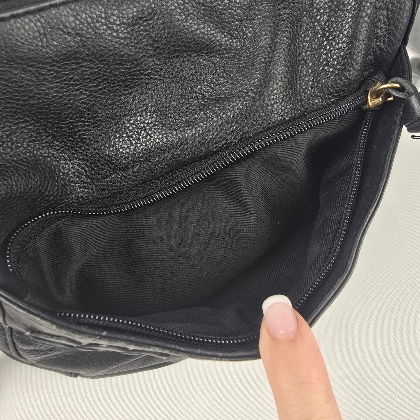 Great American Leatherworks Black Shoulder Purse