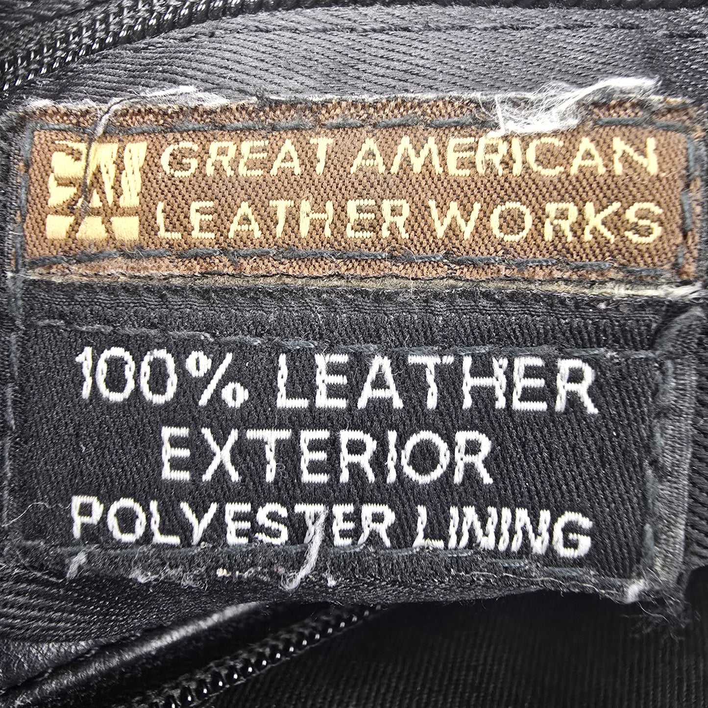 Great American Leatherworks Black Shoulder Purse