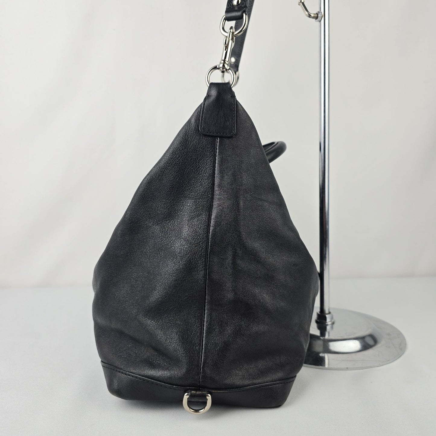 Coach Ashley Satchel Black Leather Satchel Purse