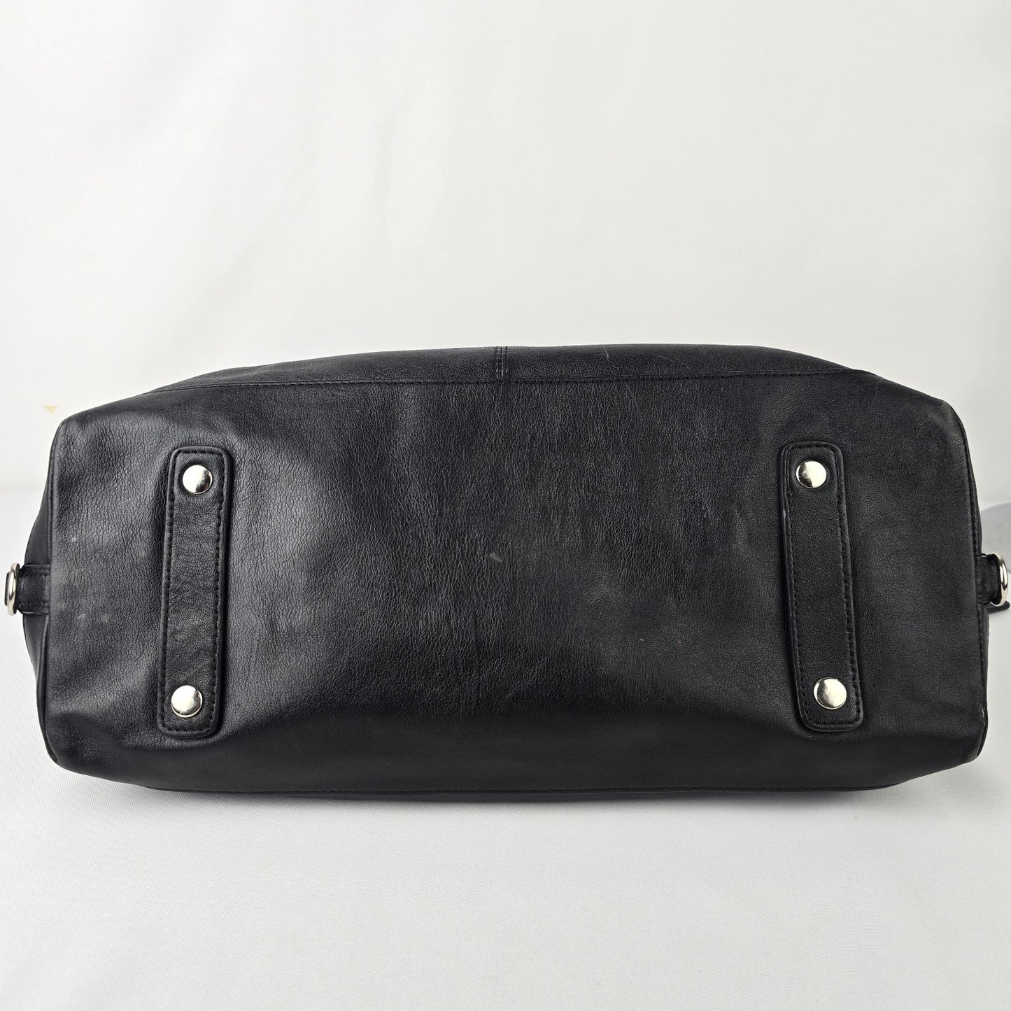 Coach Ashley Satchel Black Leather Satchel Purse