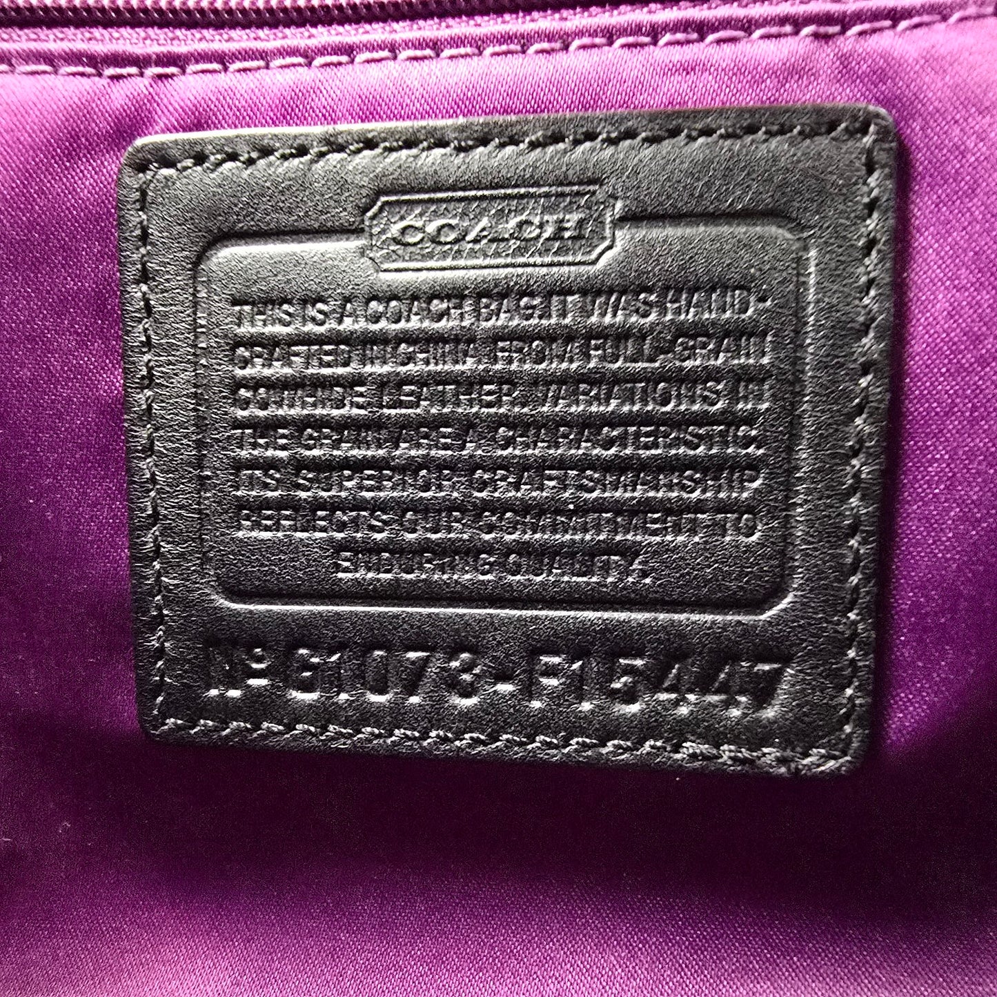 Coach Ashley Satchel Black Leather Satchel Purse