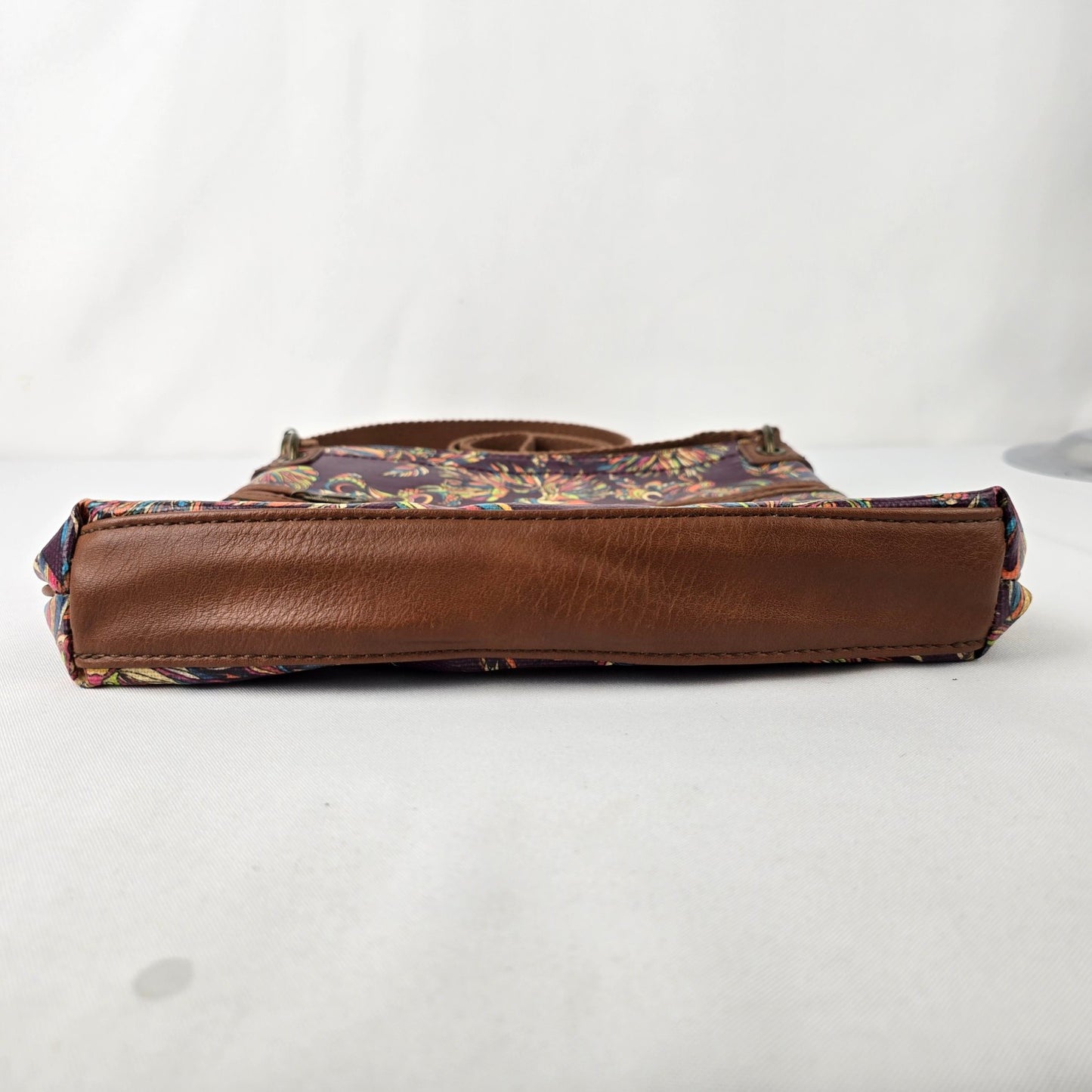 Sakroots Purple Floral Crossbody Purse
