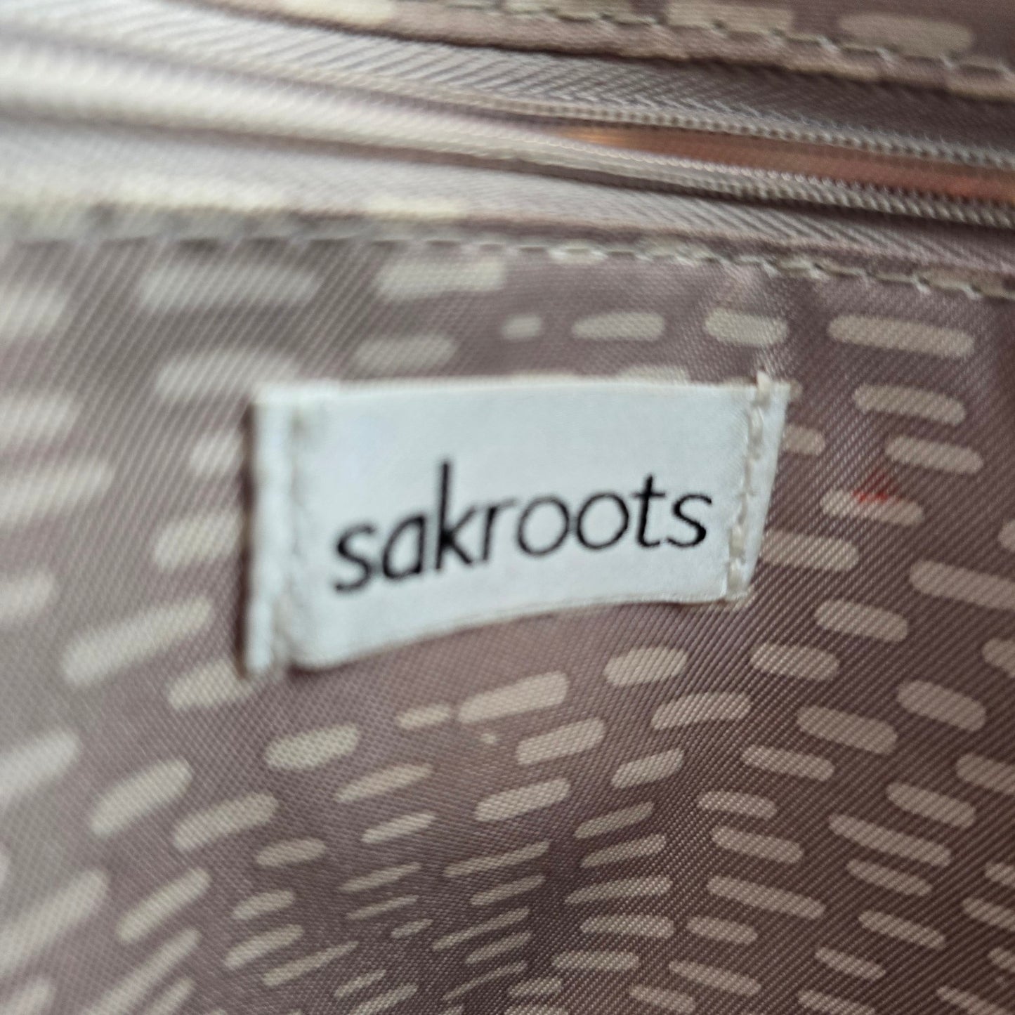 Sakroots Purple Floral Crossbody Purse