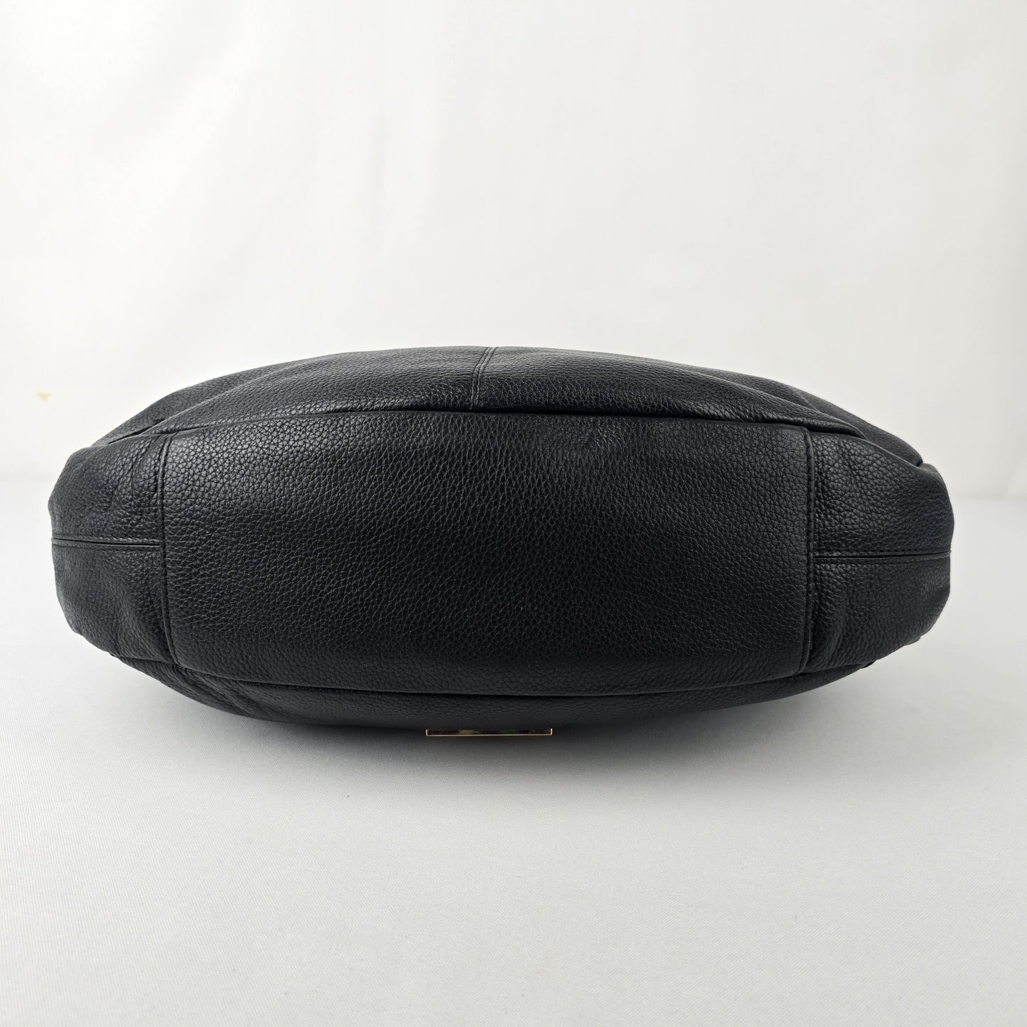 Lodis Black Leather Hobo Shoulder Bag Purse