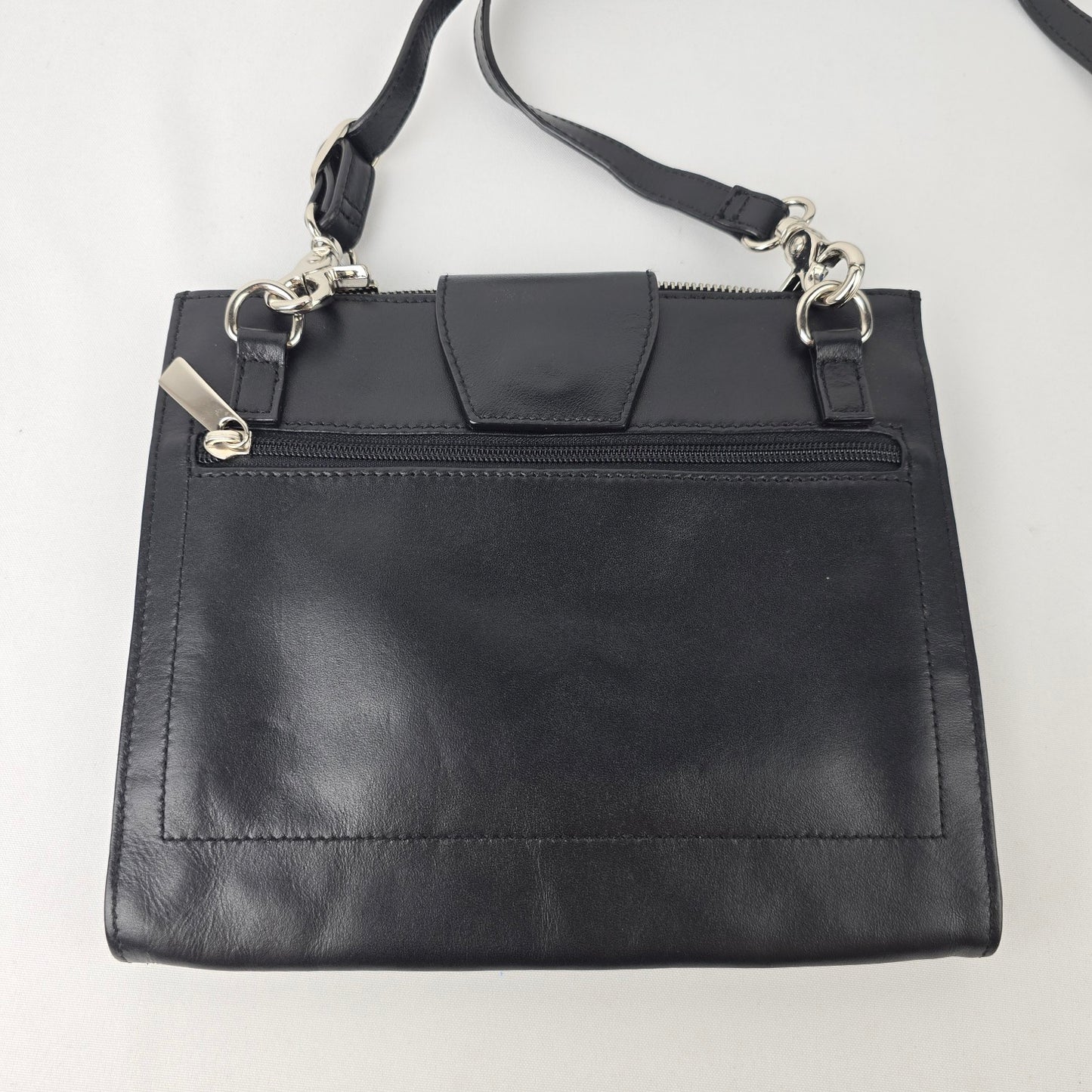 Danier Black Leather Crossbody Purse