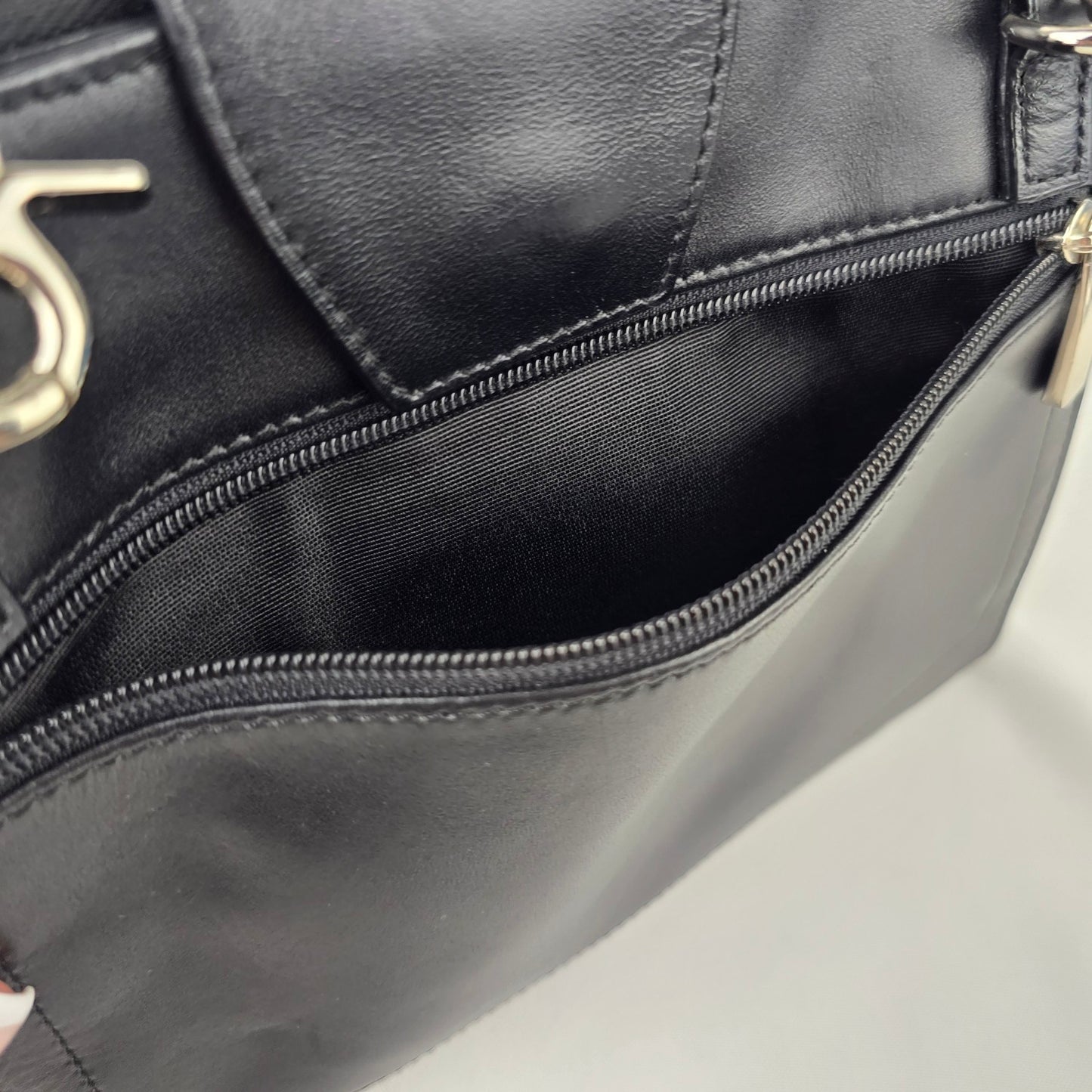 Danier Black Leather Crossbody Purse