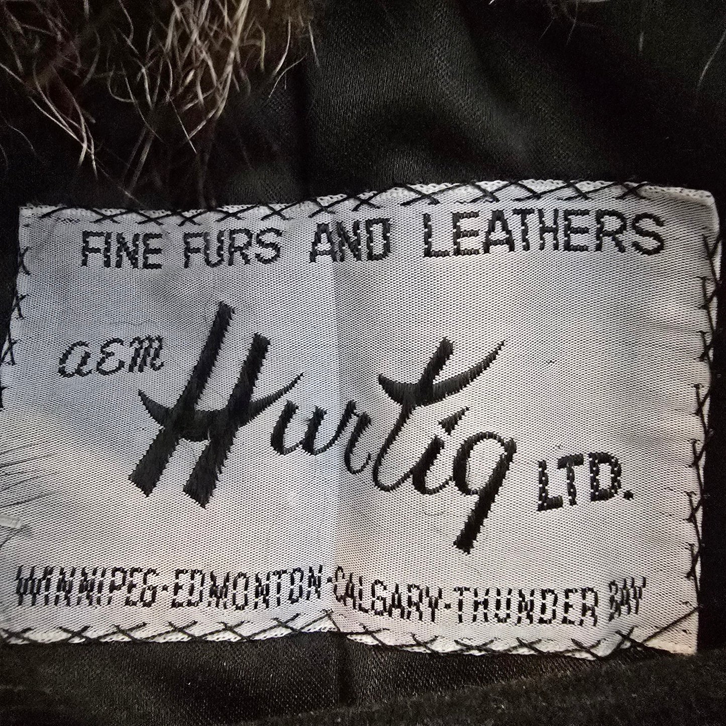 Vintage Hurtig Raccoon Fur Coat Jacket Size M/L