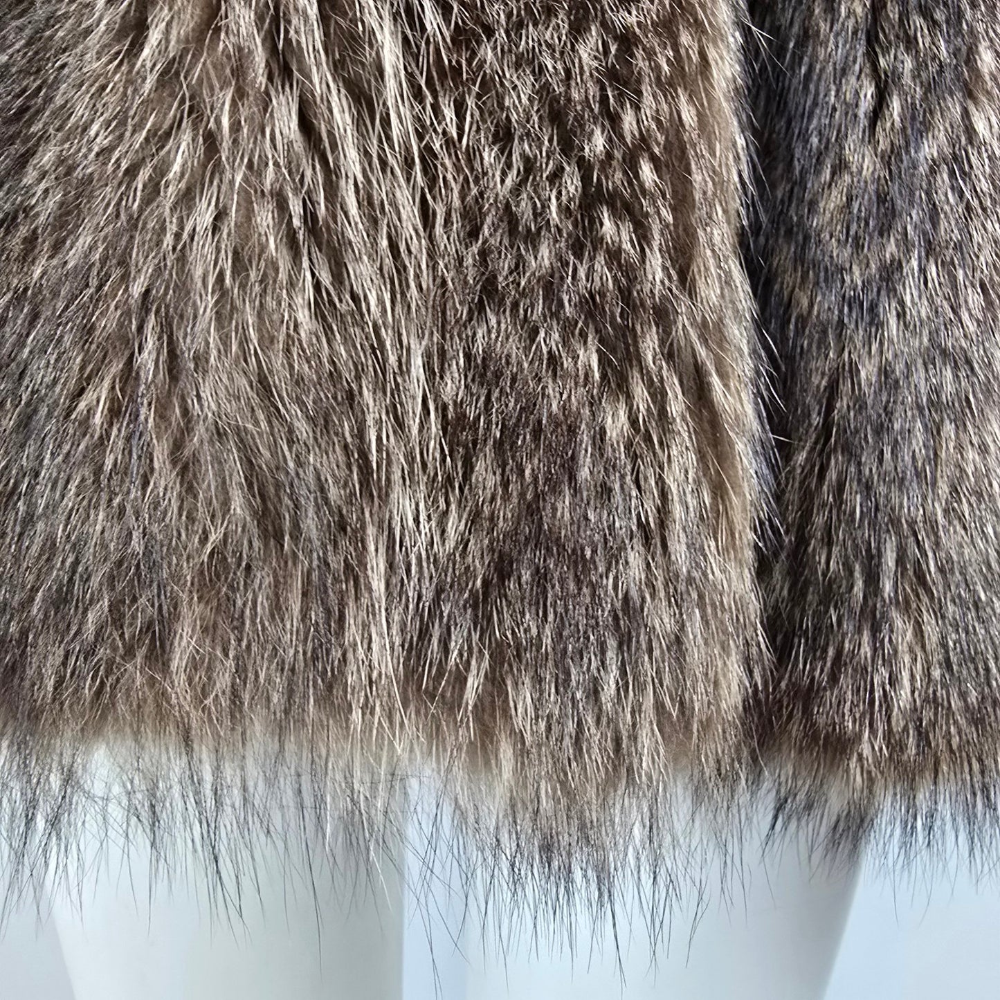 Vintage Hurtig Raccoon Fur Coat Jacket Size M/L