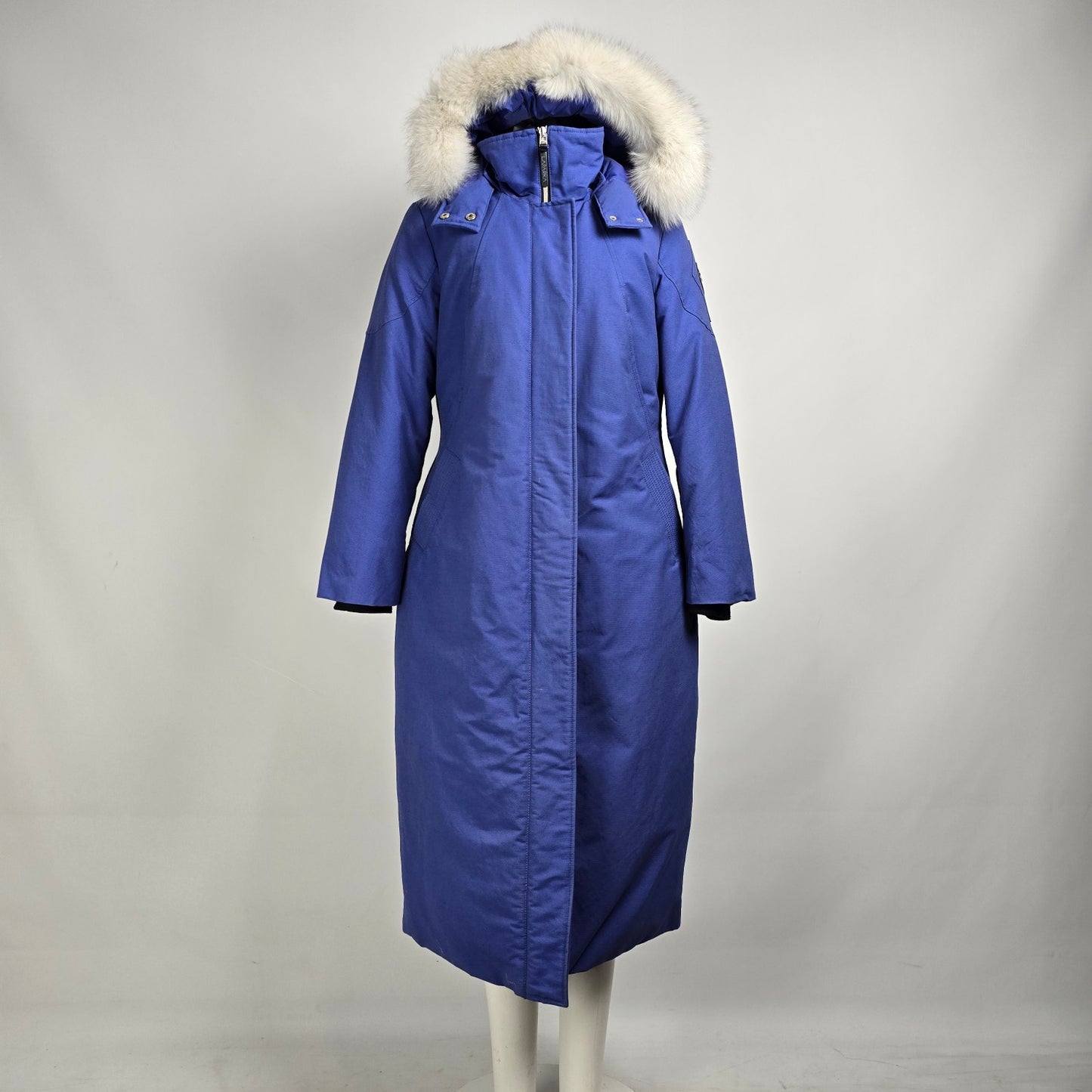 Laparka by Lundstrom Blue Down Filled Long Coat Size M