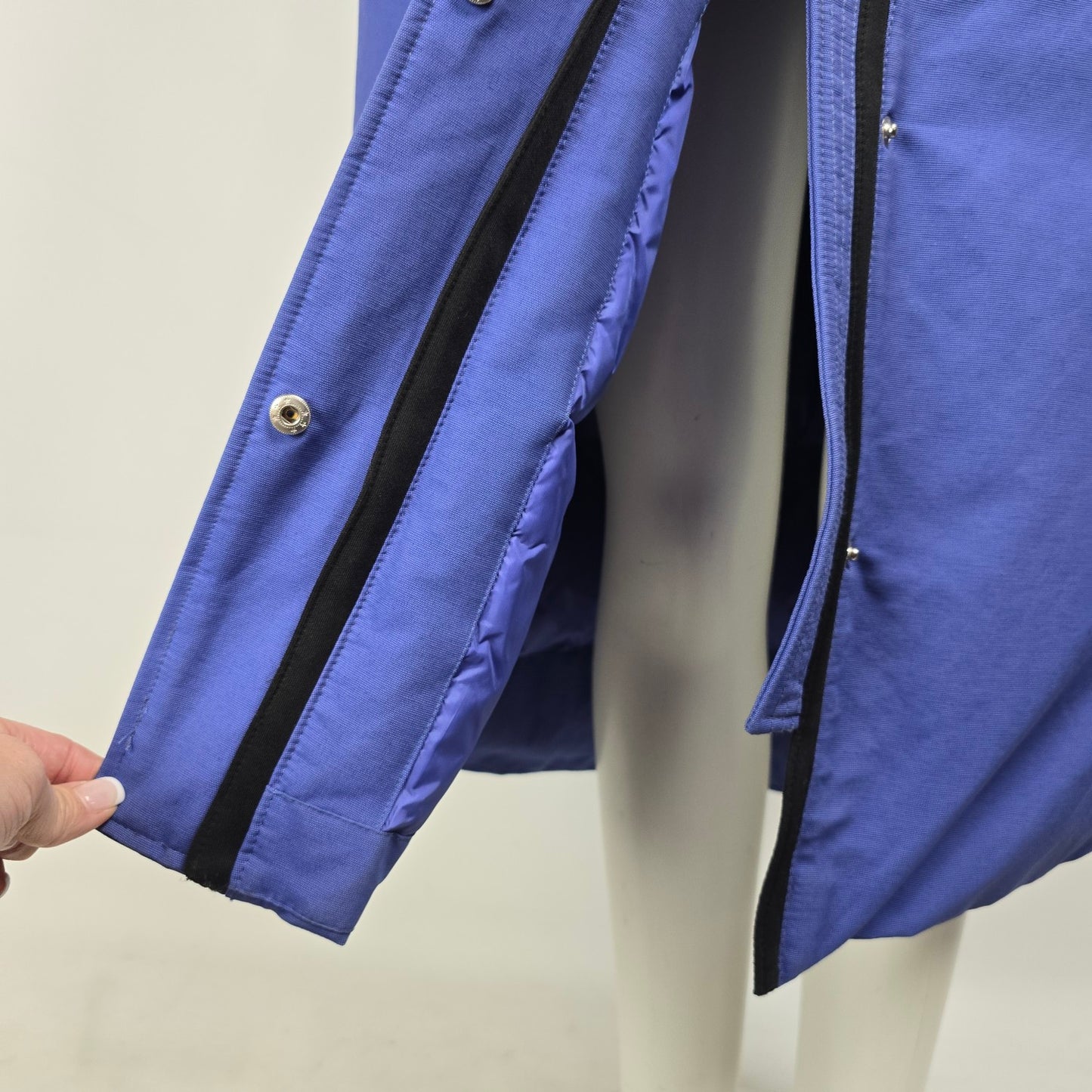 Laparka by Lundstrom Blue Down Filled Long Coat Size M