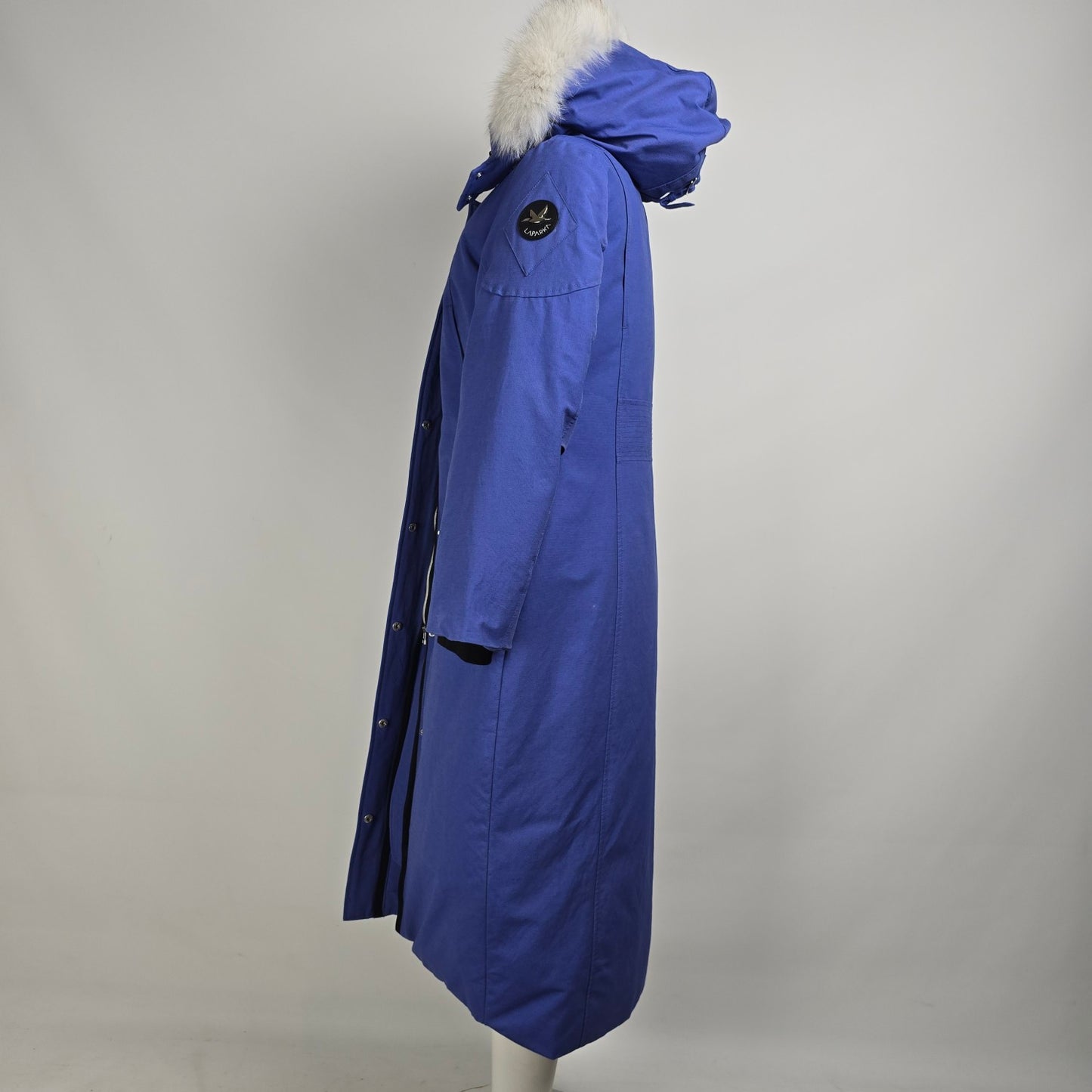 Laparka by Lundstrom Blue Down Filled Long Coat Size M