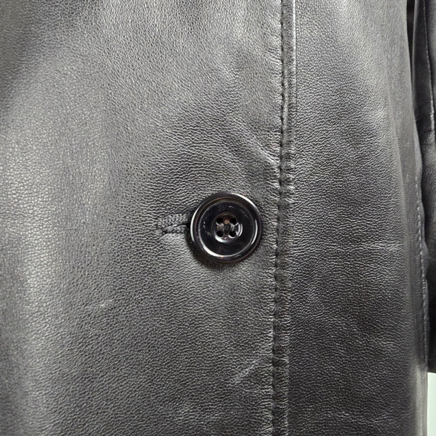 Boutique Of Leathers Black Black Long Coat Size M/L
